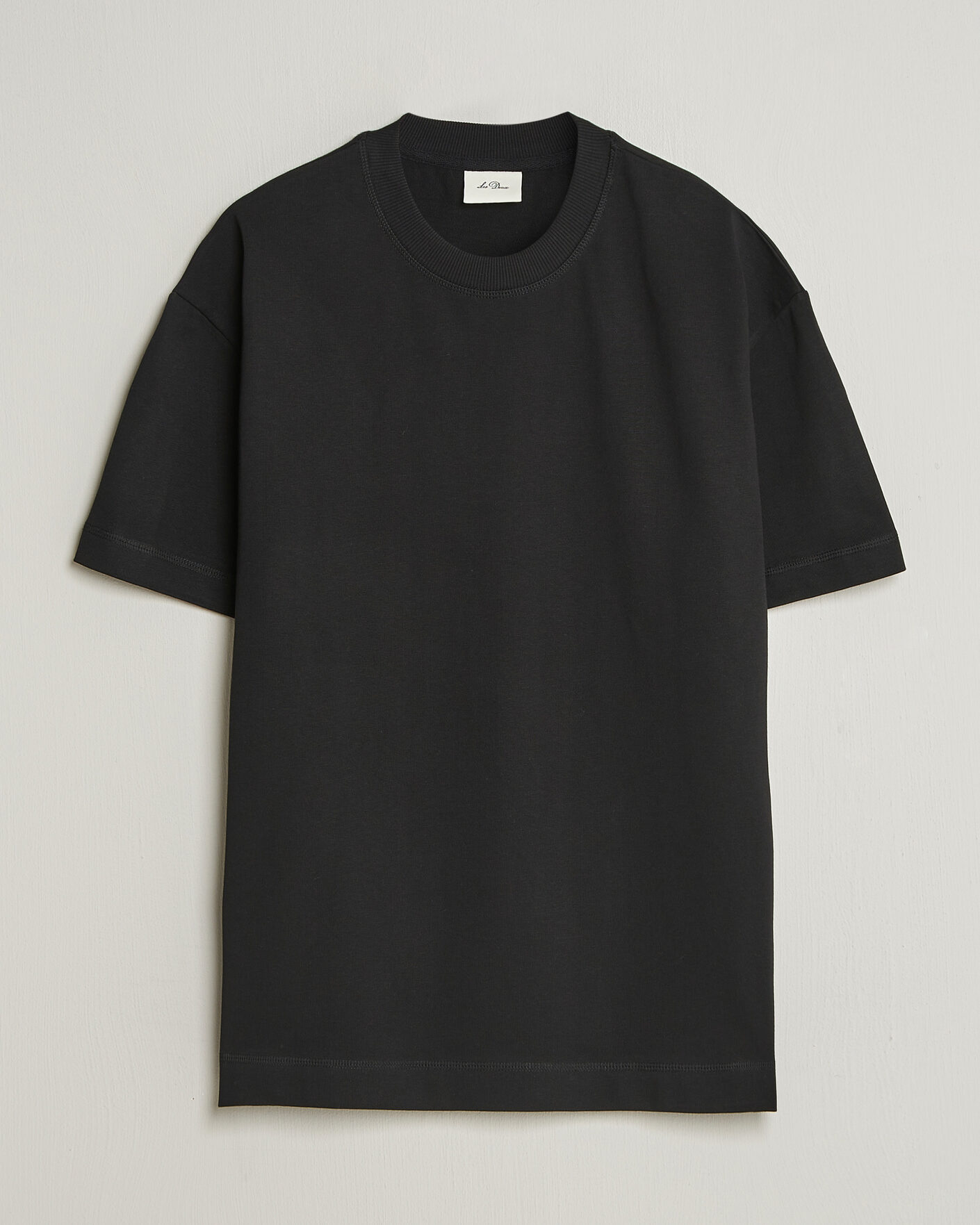 Hombres | Camisetas | LES DEUX | Carl Heavyweight T-Shirt Black