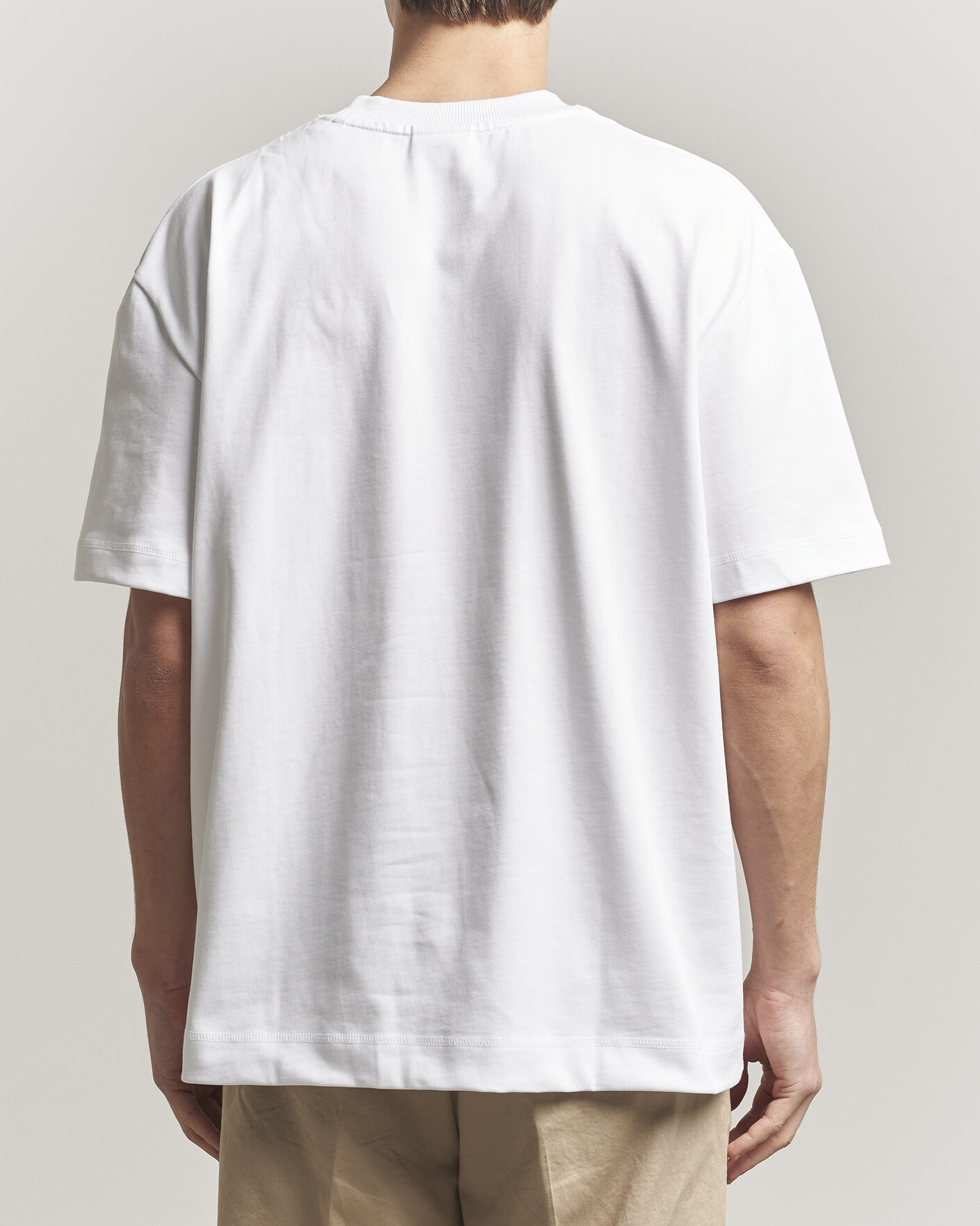Hombres | Camisetas | LES DEUX | Carl Heavyweight T-Shirt White