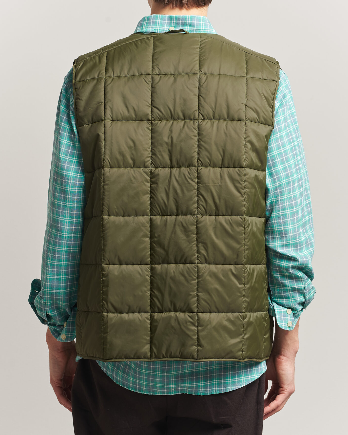 Hombres | Chalecos | LES DEUX | Matt Quilted Vest Olive Night