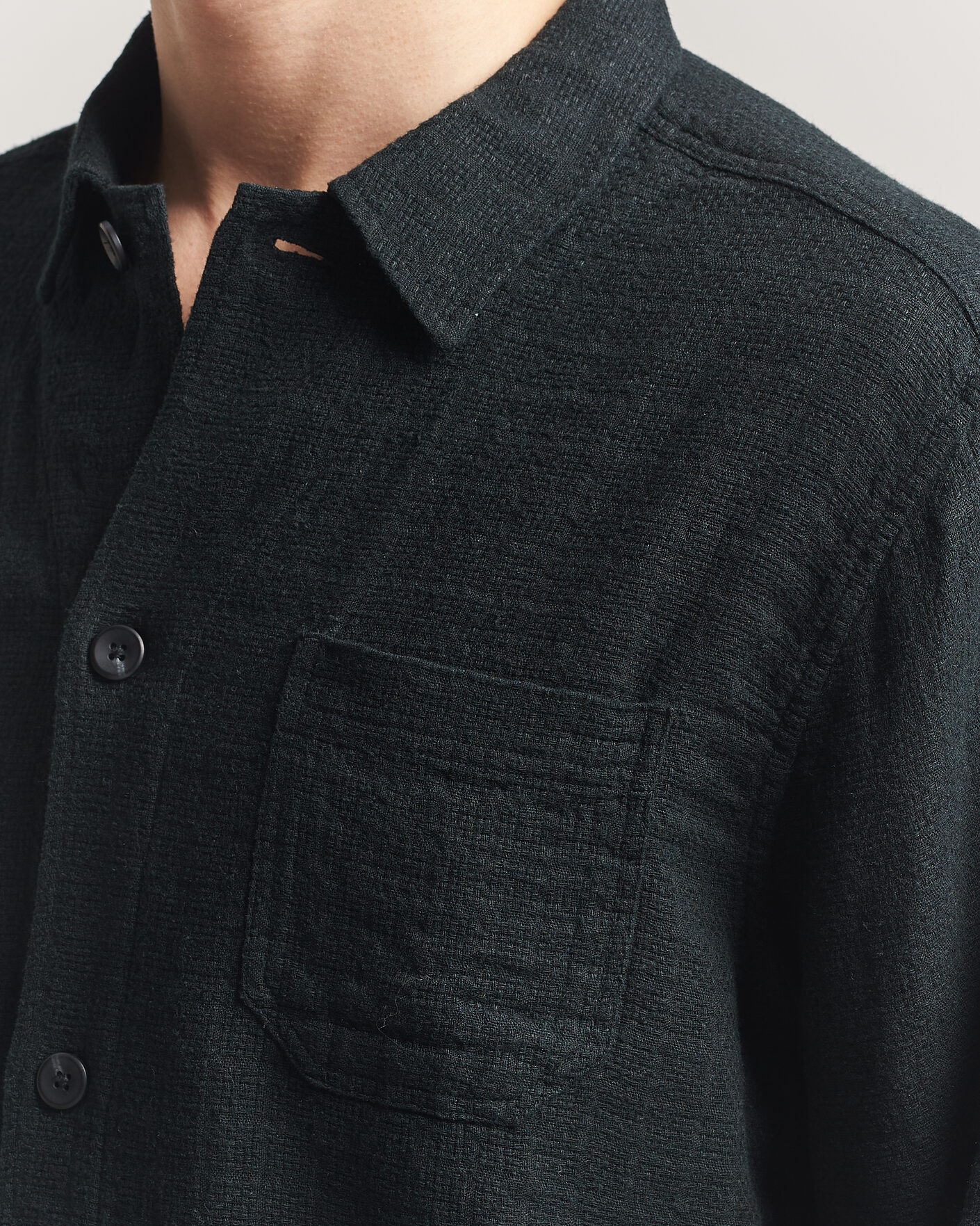 Hombres | Camisas | LES DEUX | Hamilton Overshirt Black