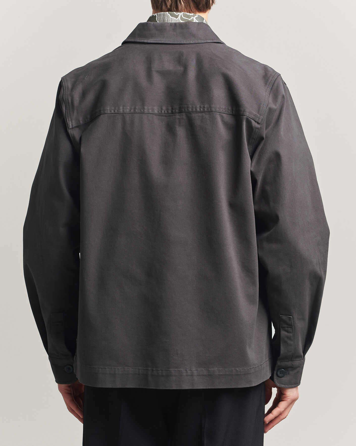 Hombres | Camisas | LES DEUX | Layton Cotton Overshirt Black