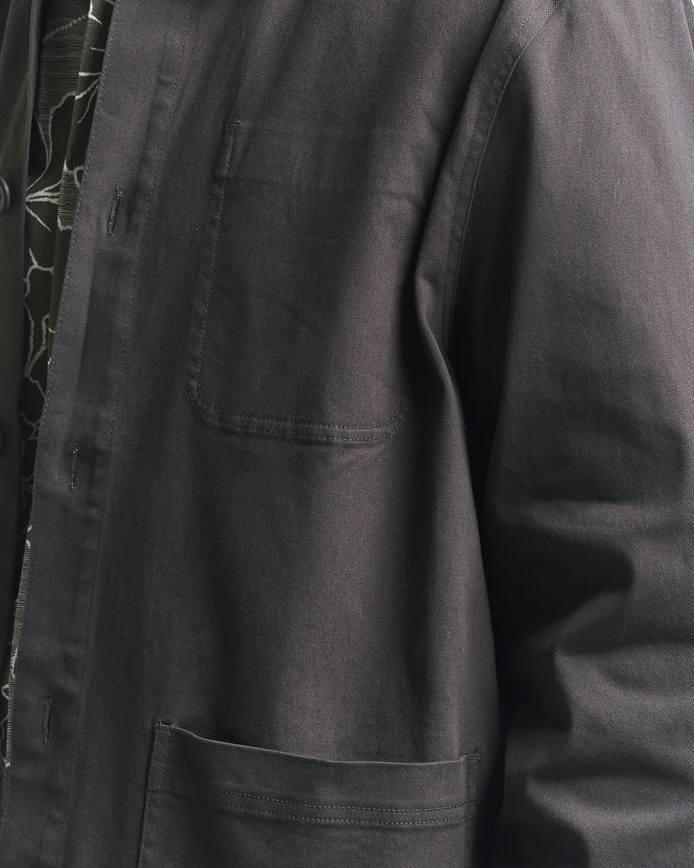 Hombres | Camisas | LES DEUX | Layton Cotton Overshirt Black