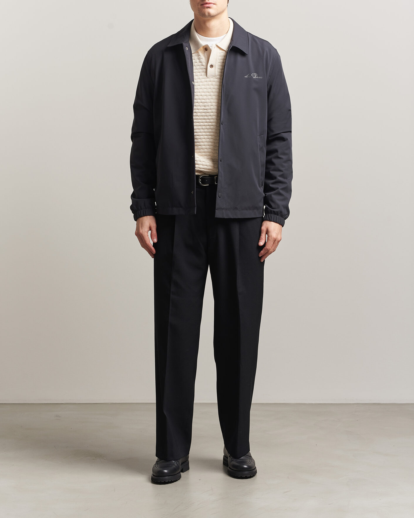 Hombres | Abrigos y chaquetas | LES DEUX | Idris Coach Jacket Black
