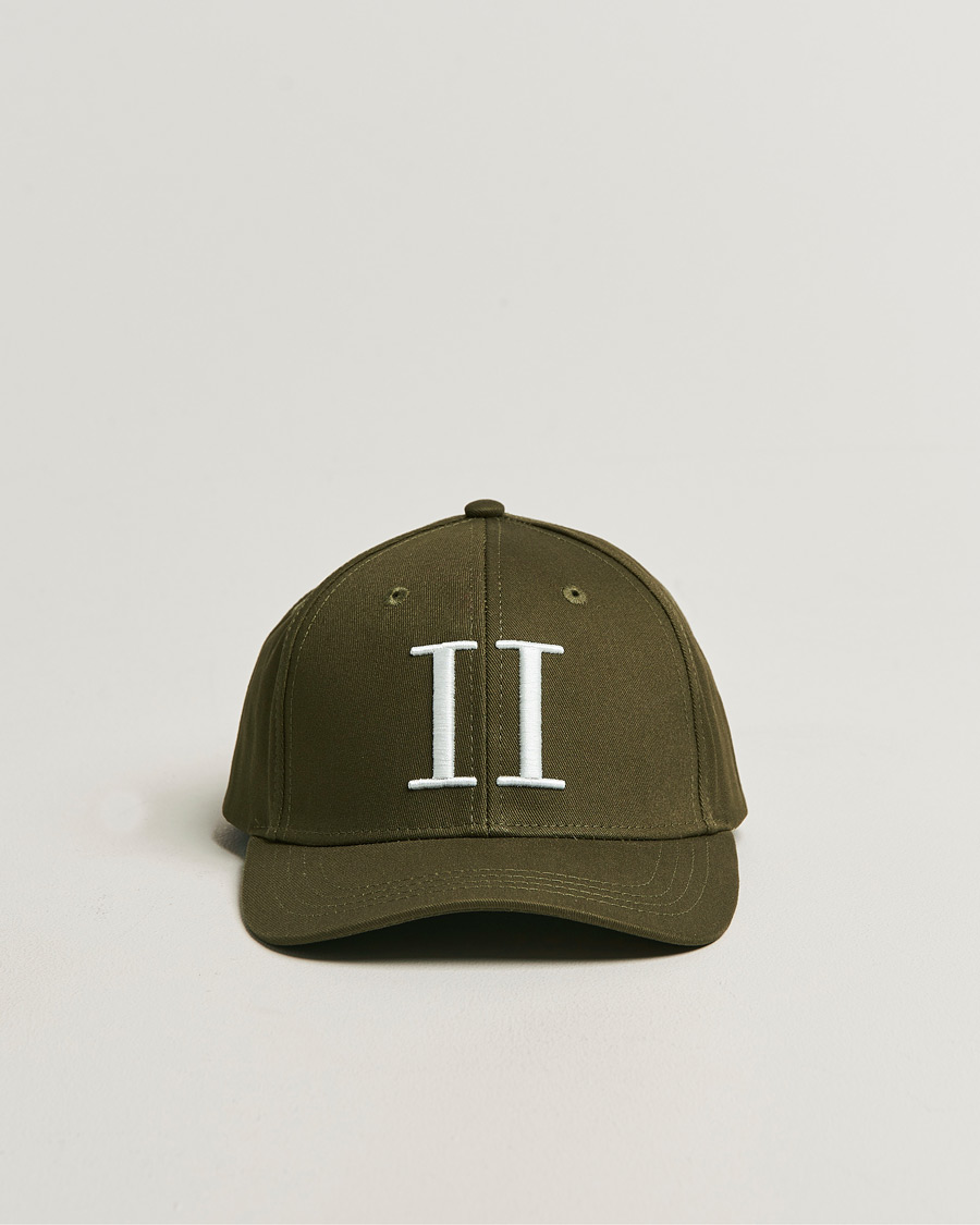 Hombres | Sombreros y gorras | LES DEUX | Encore Organic Baseball Cap Olive Night