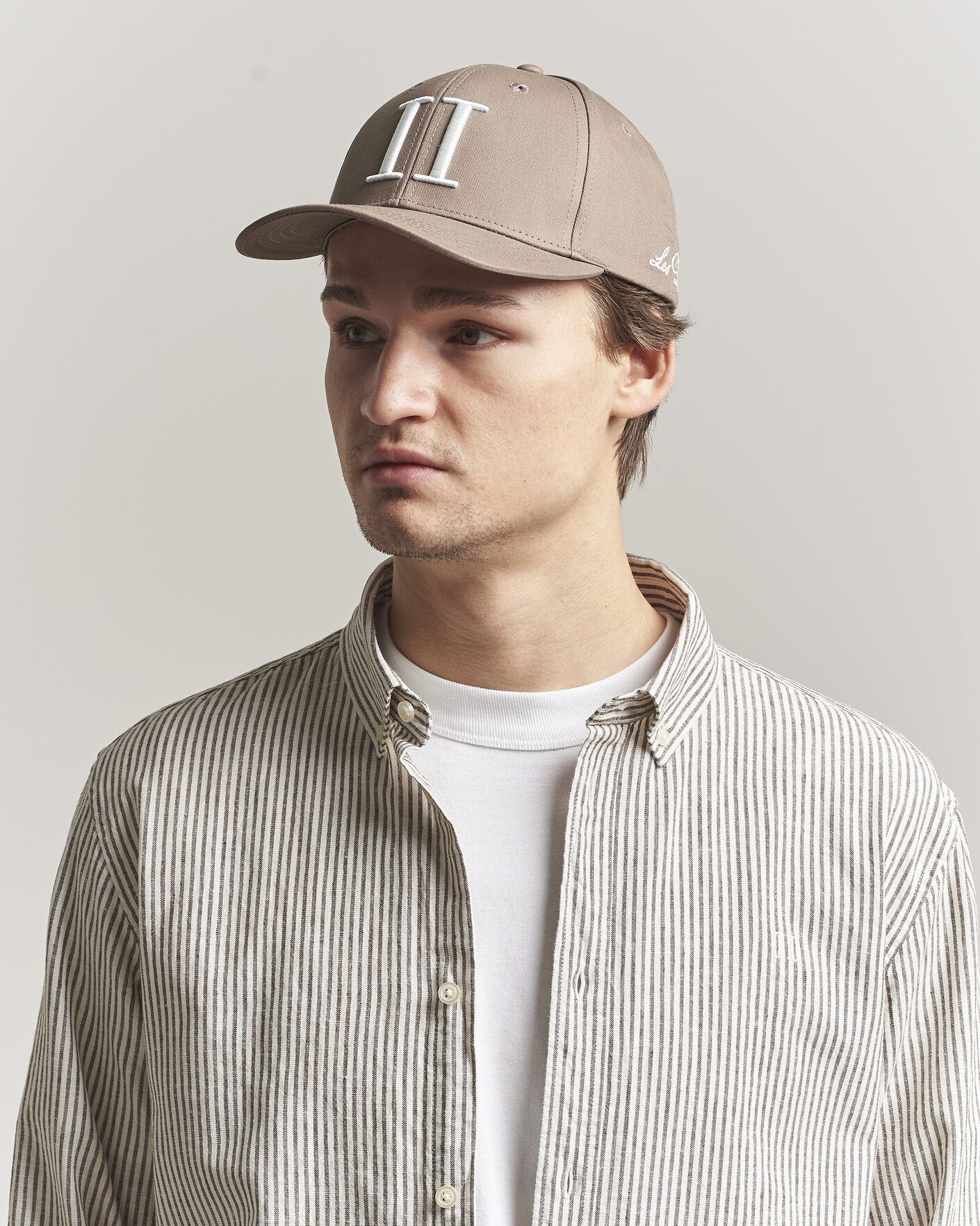 Hombres | Sombreros y gorras | LES DEUX | Encore Organic Baseball Cap Walnut Brown