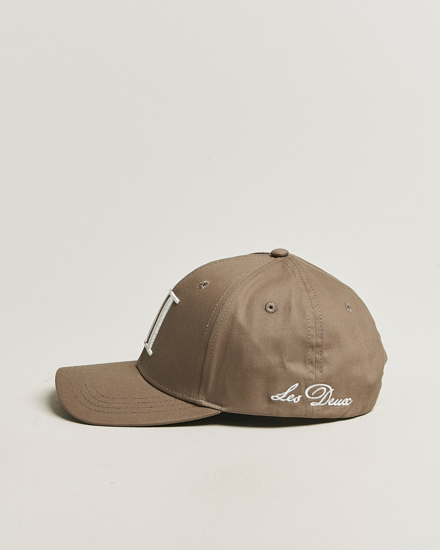 Hombres | Sombreros y gorras | LES DEUX | Encore Organic Baseball Cap Walnut Brown