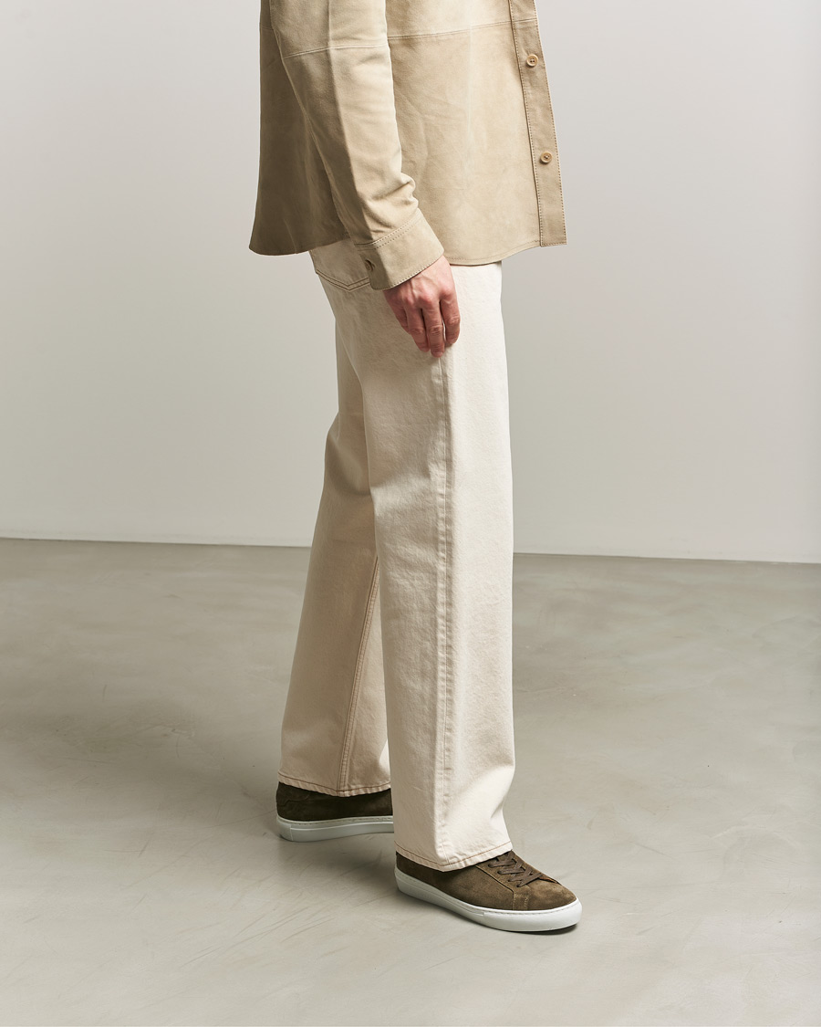 Hombres | Zapatillas | LES DEUX | Theodor Suede Sneakers Teak Brown