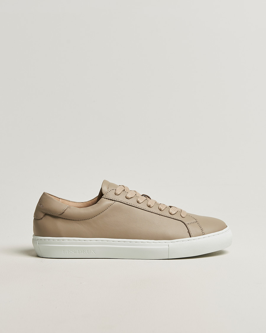 Hombres | Zapatillas | LES DEUX | Theodor Leather Sneakers Irish Cream Beige