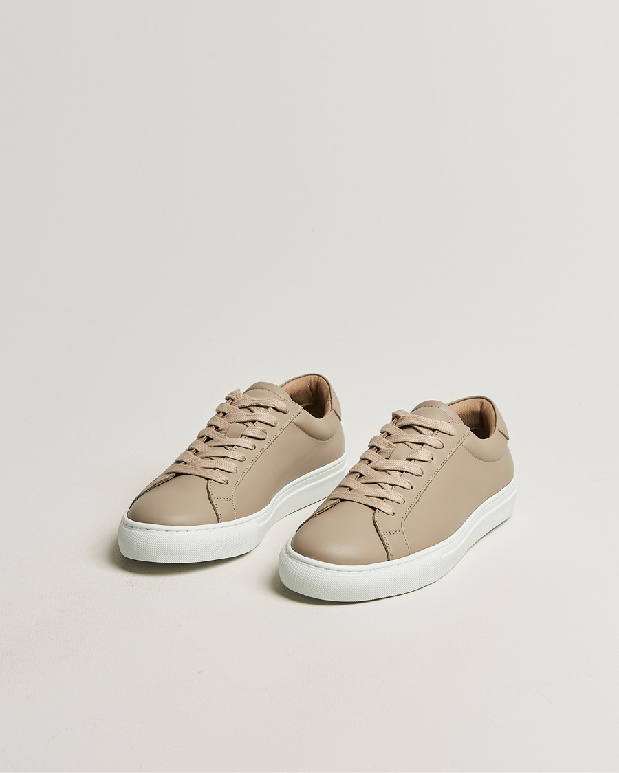 Hombres | Zapatillas | LES DEUX | Theodor Leather Sneakers Irish Cream Beige