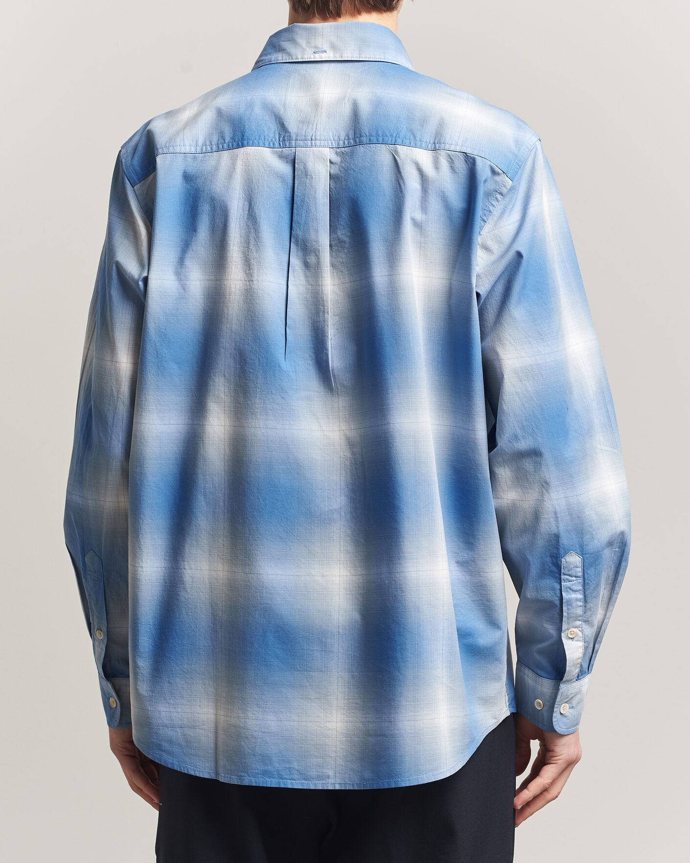 Hombres | Camisas | LES DEUX | Kent Shadowcheck Shirt Palace Blue