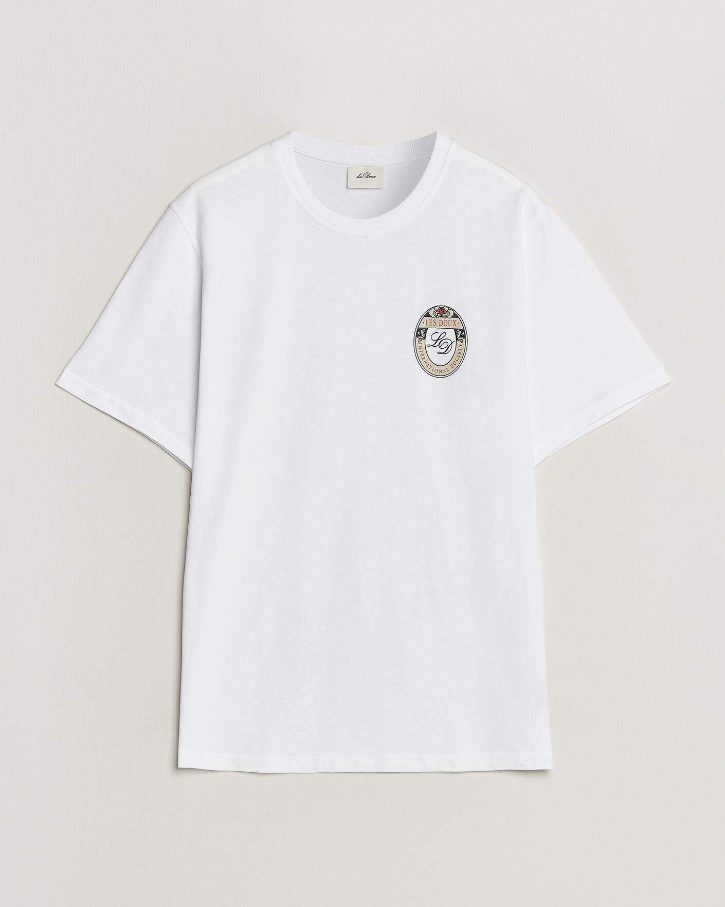 Hombres | Camisetas | LES DEUX | Brday Emblem T-Shirt White
