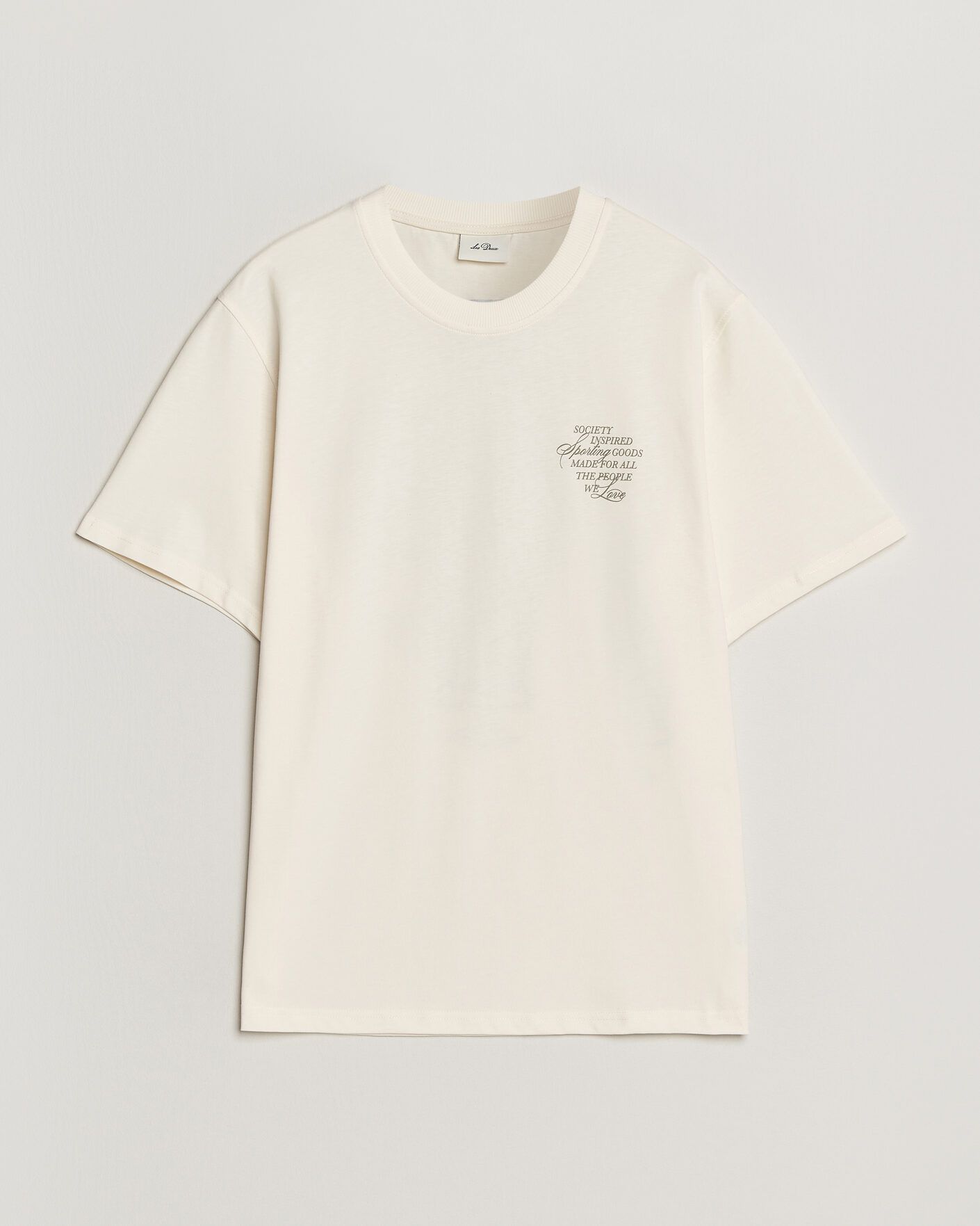Hombres | Camisetas | LES DEUX | Ben Faience T-Shirt Eggnog White