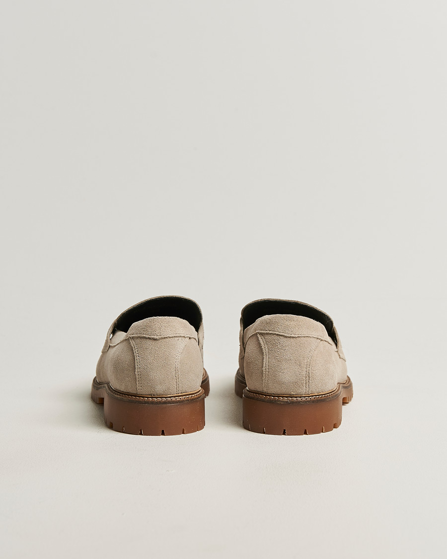 Hombres | Mocasines | LES DEUX | Taylor Suede Loafers Light Sand