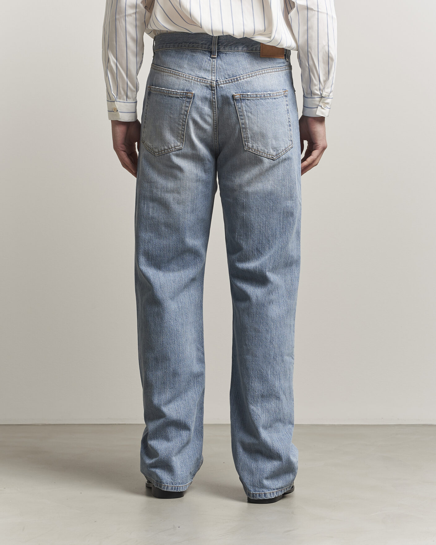 Hombres | Vaqueros | Jeanerica | VM009 Vega Jeans Light Blue Righe