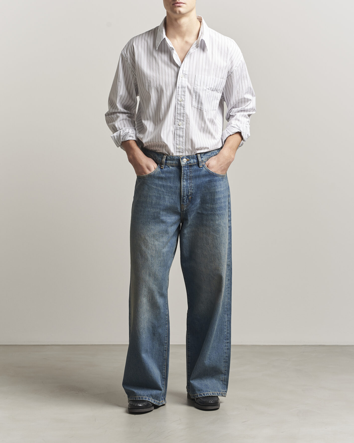Hombres | Vaqueros | Jeanerica | Brera Straight Jeans 1990 Light Vintage