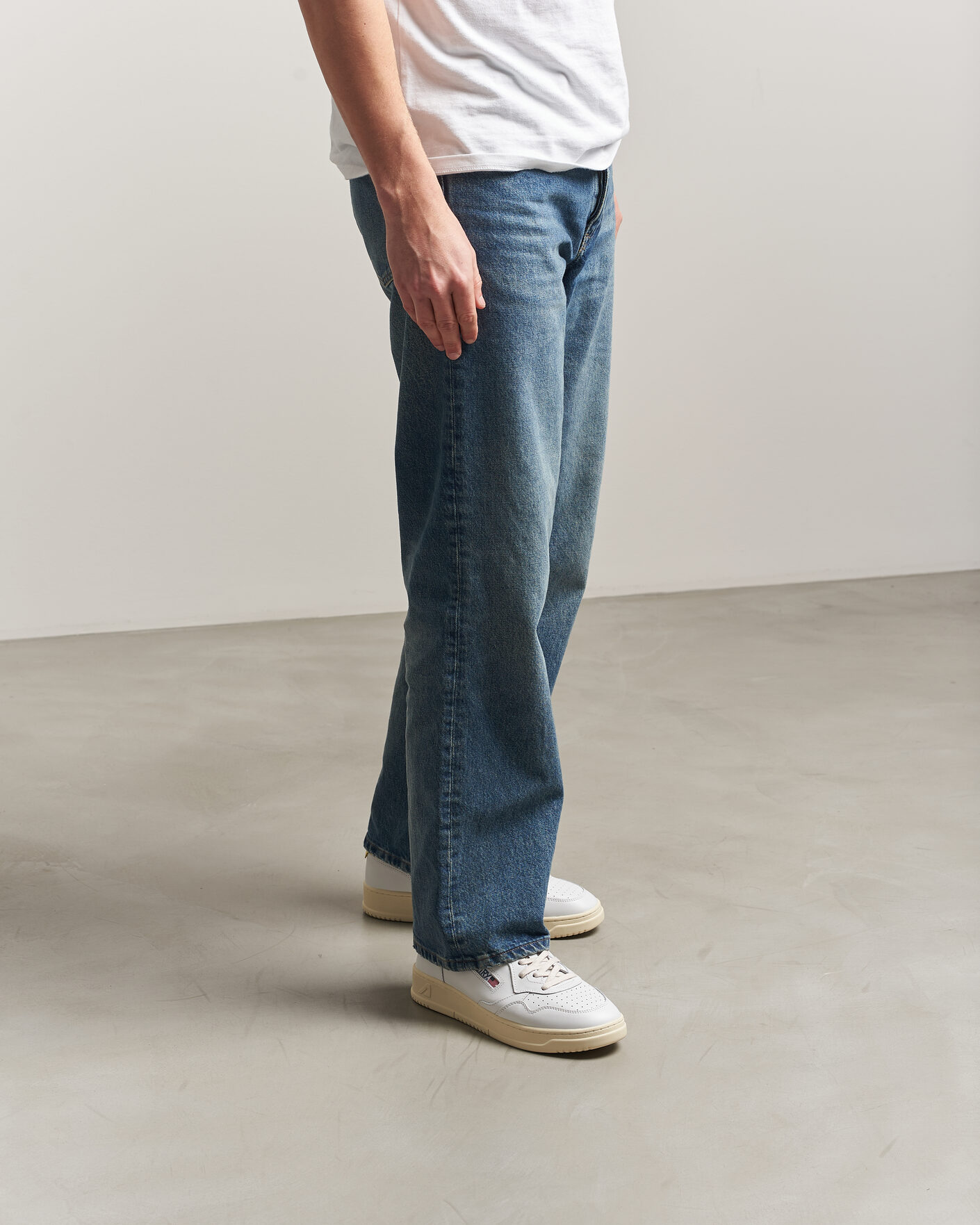 Hombres | Zapatillas | Autry | Medalist Low Sneaker White/Lemon Meringue