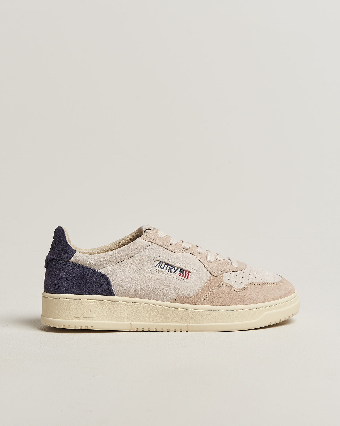 Hombres | Zapatillas | Autry | Medalist Low Suede Mix Sneaker Blue/White/Sand