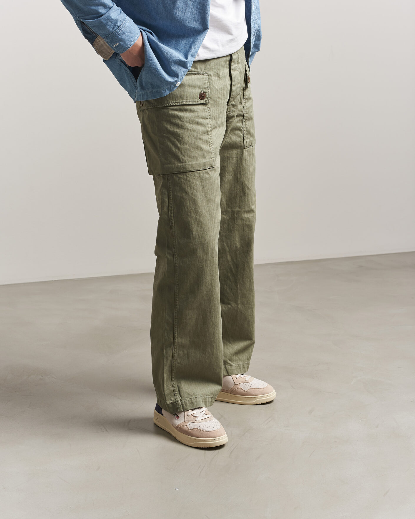 Hombres | Zapatillas | Autry | Medalist Low Suede Mix Sneaker Blue/White/Sand