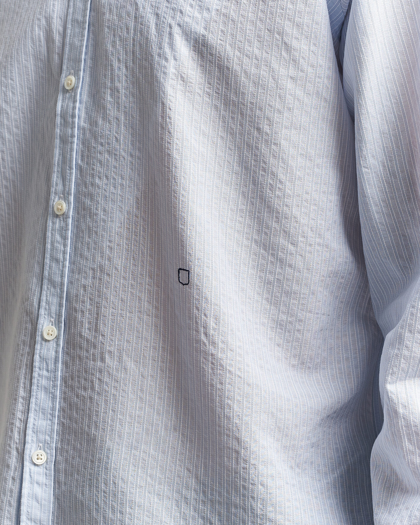 Hombres | Camisas | Massimo Alba | Genova Striped Shirt Sky Blue