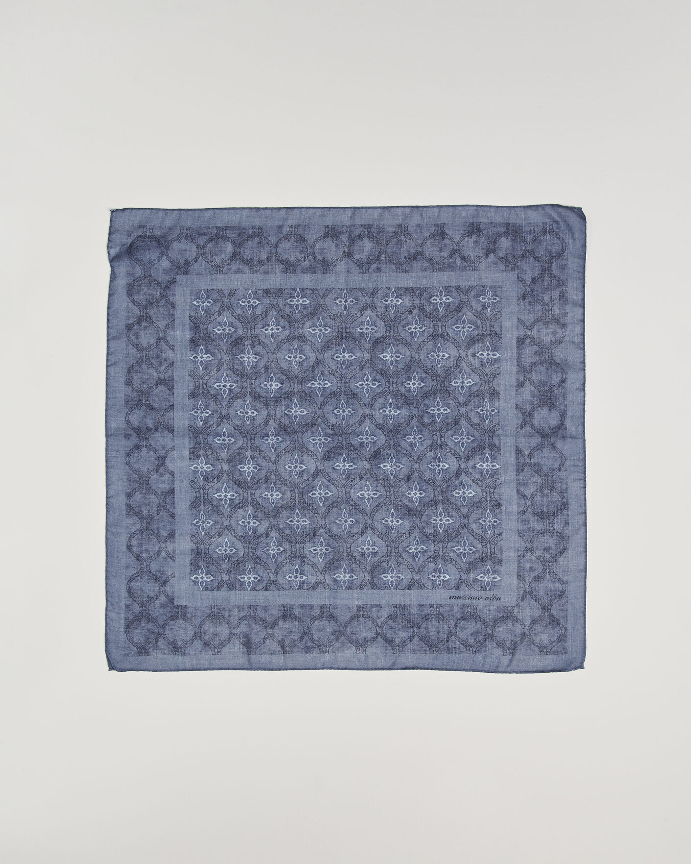 Hombres | Bufandas elegantes | Massimo Alba | Cashmere/Silk Bandana Navy