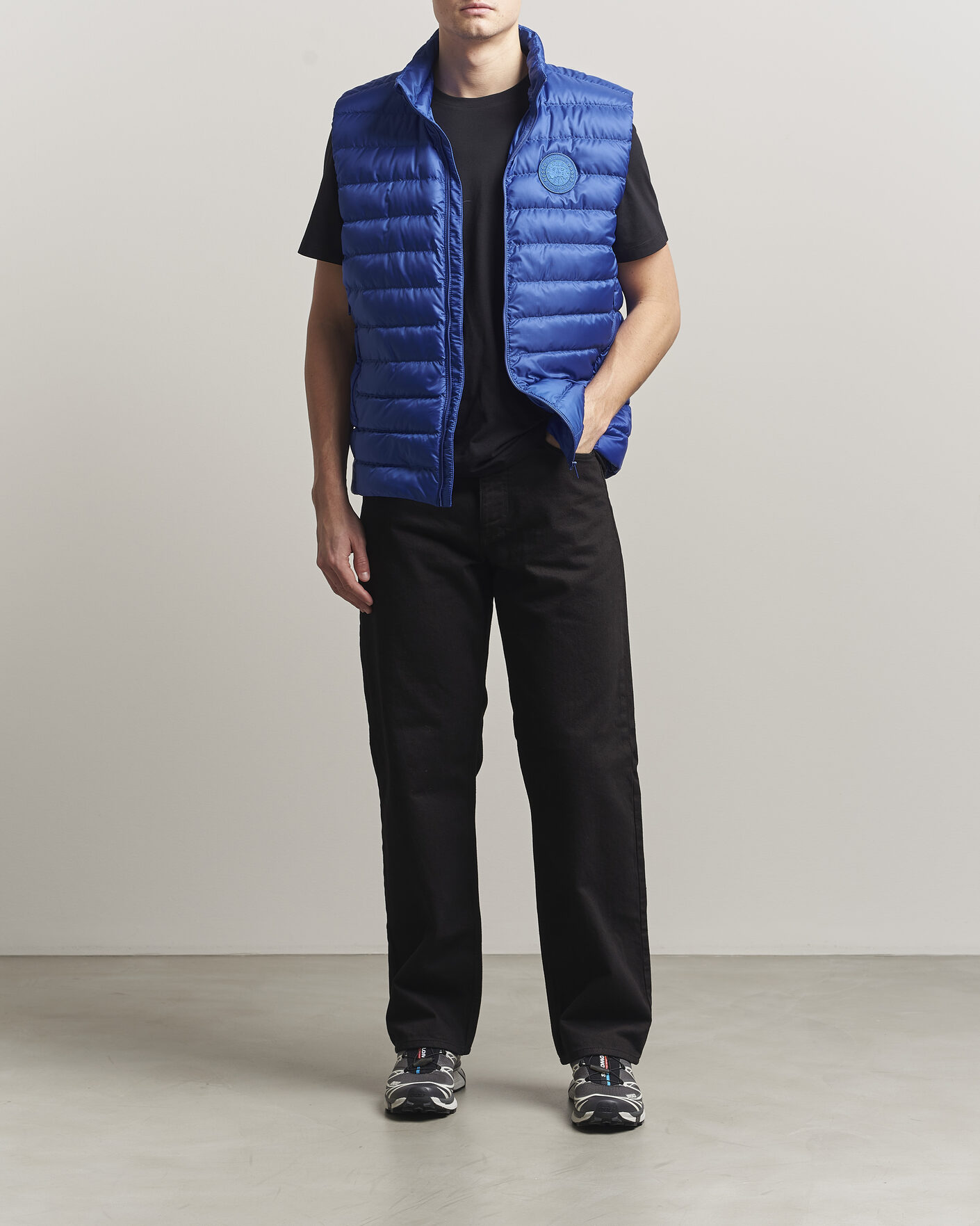 Hombres | Chalecos | Canada Goose | Stratus Down Vest Azurite Blue