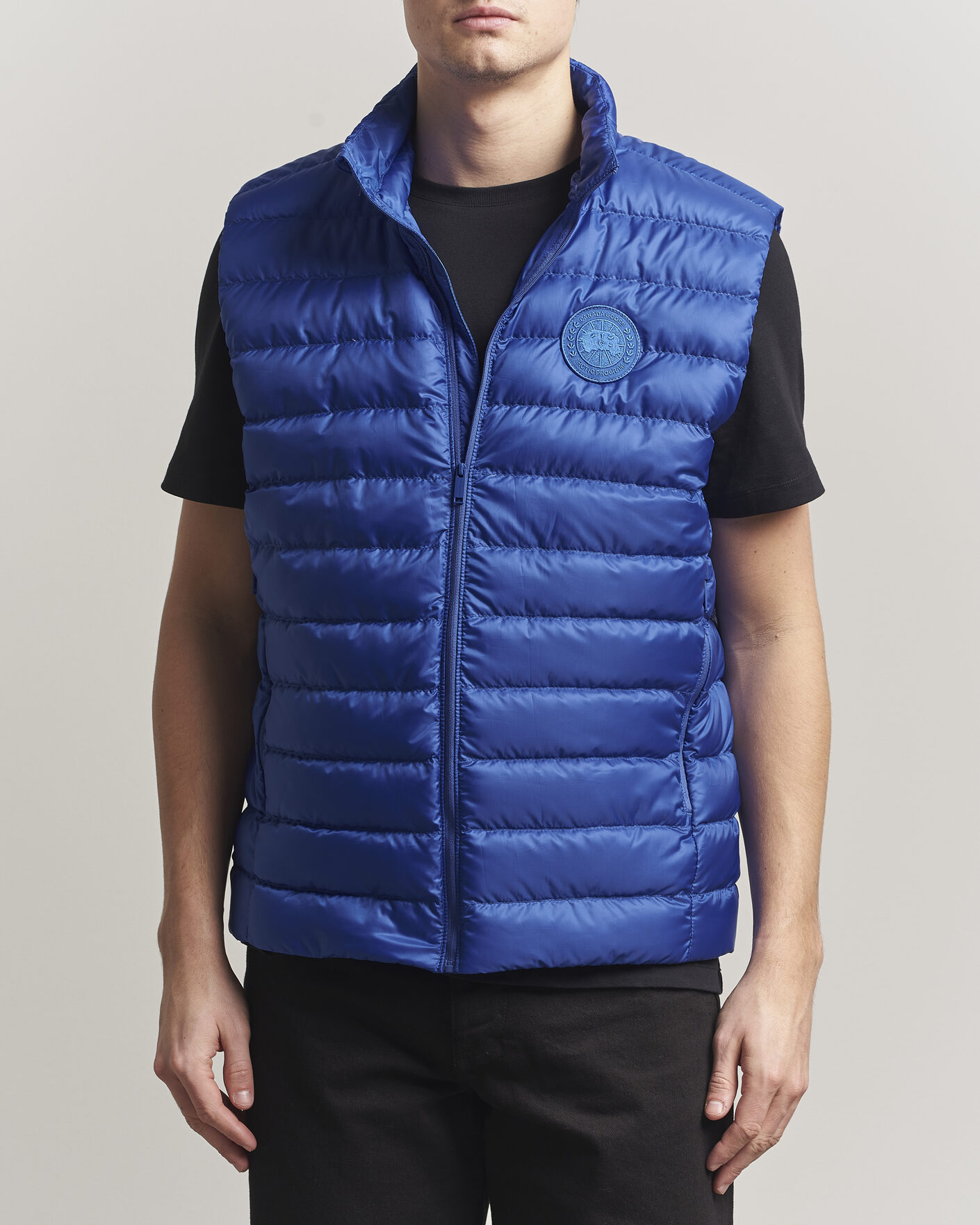 Hombres | Chalecos | Canada Goose | Stratus Down Vest Azurite Blue