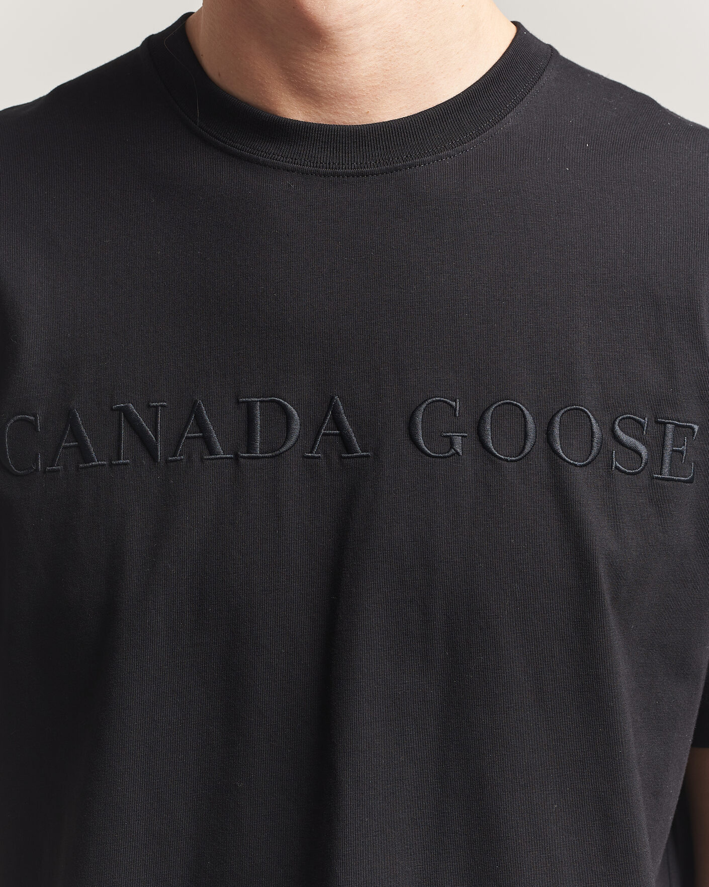 Hombres | Camisetas | Canada Goose | Vantage Wordmark T-Shirt Black