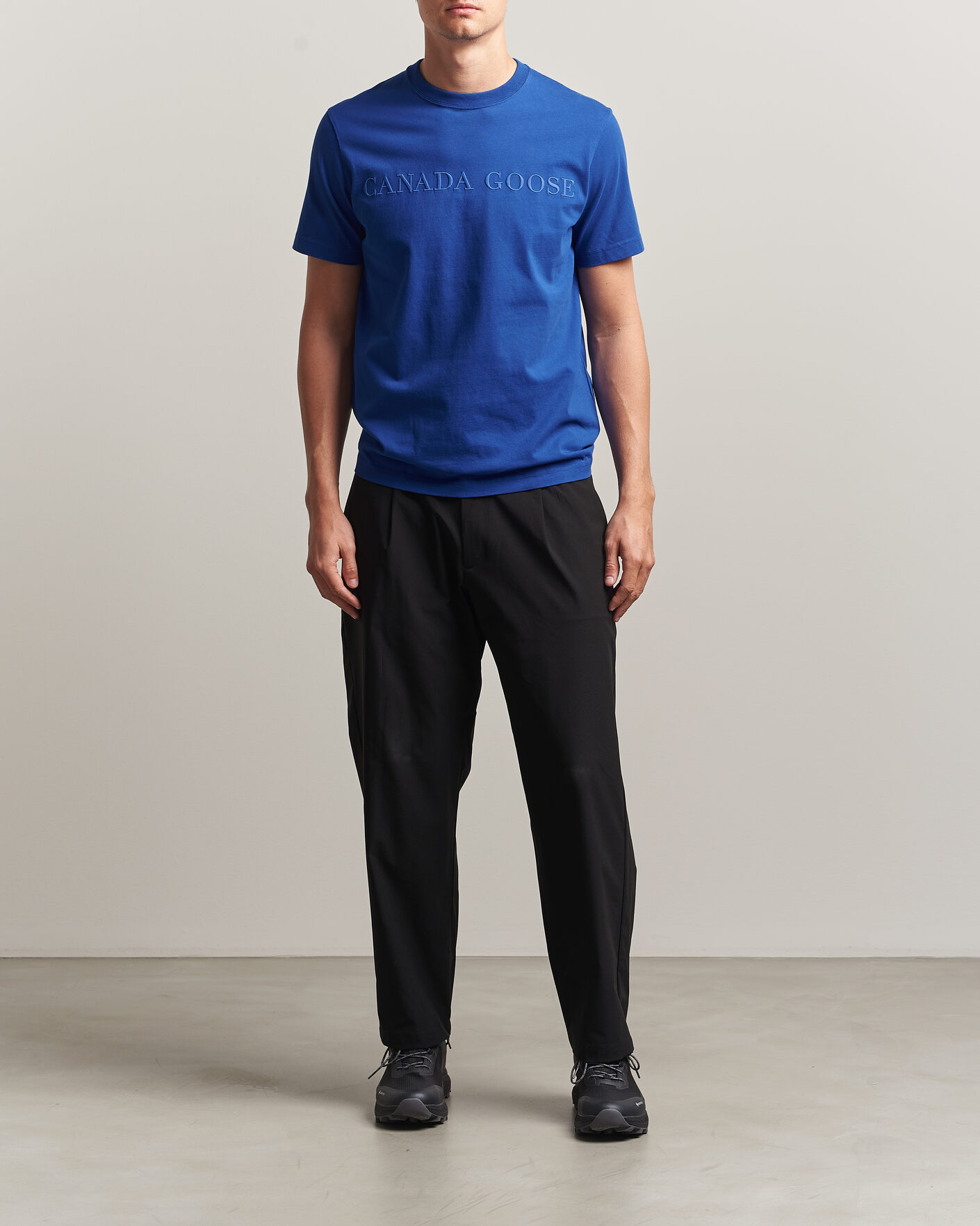 Hombres | Camisetas | Canada Goose | Vantage Wordmark T-Shirt Azurite Blue