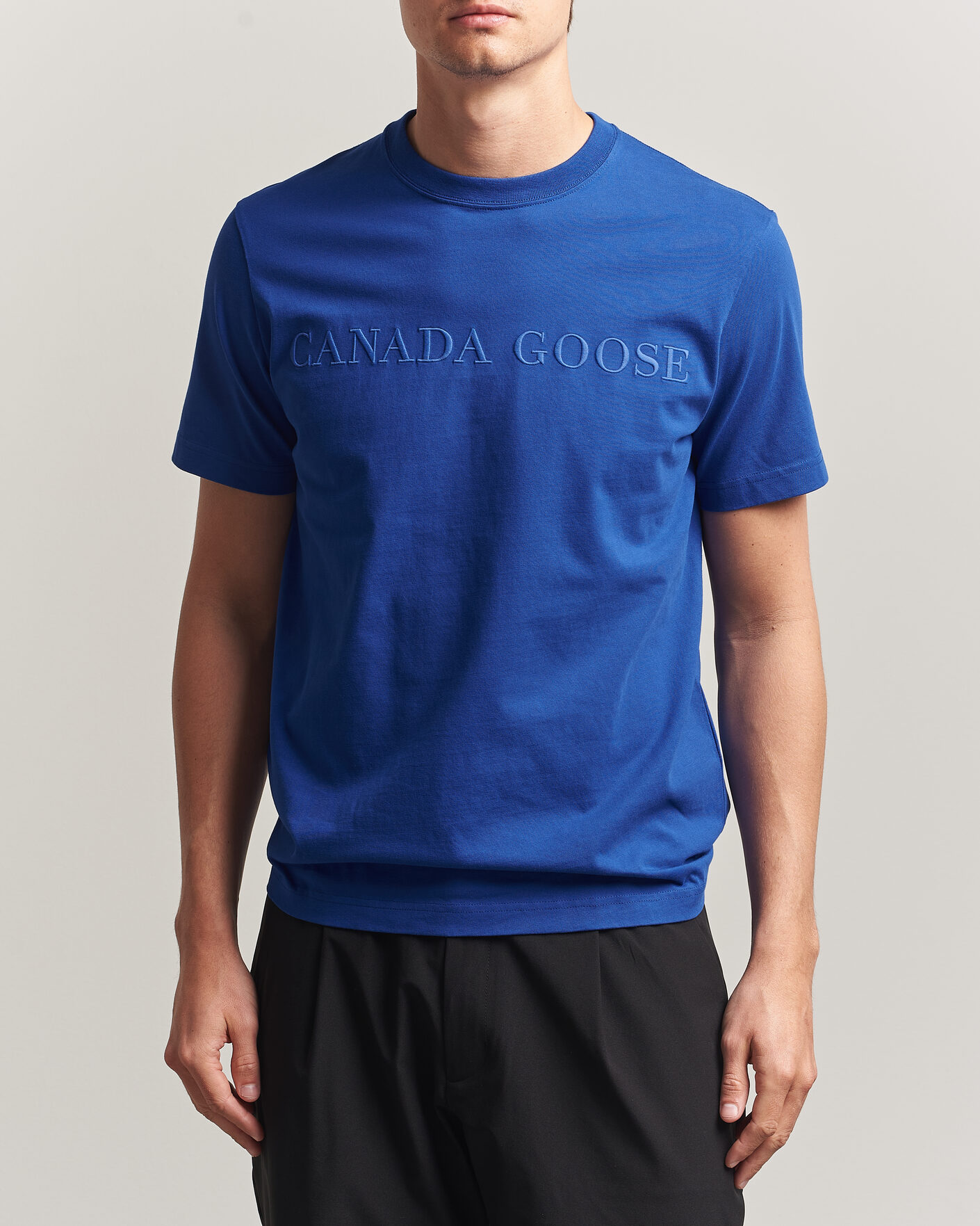 Hombres | Camisetas | Canada Goose | Vantage Wordmark T-Shirt Azurite Blue