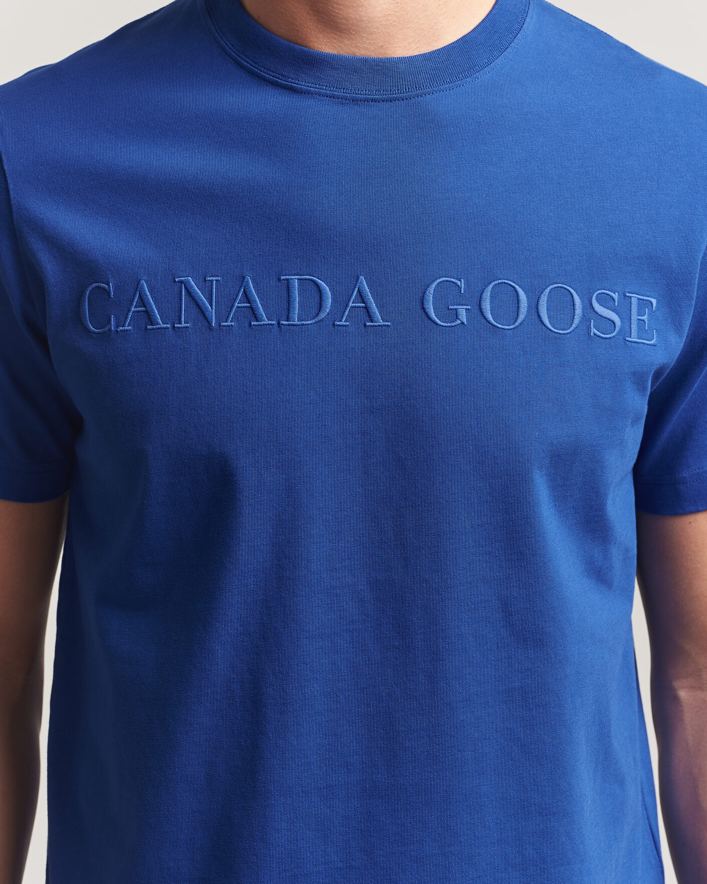 Hombres | Camisetas | Canada Goose | Vantage Wordmark T-Shirt Azurite Blue