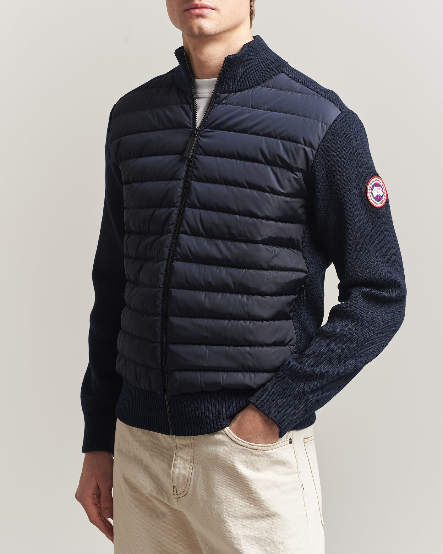 Hombres | Abrigos y chaquetas | Canada Goose | Hybridge Knit Jacket Nocturne