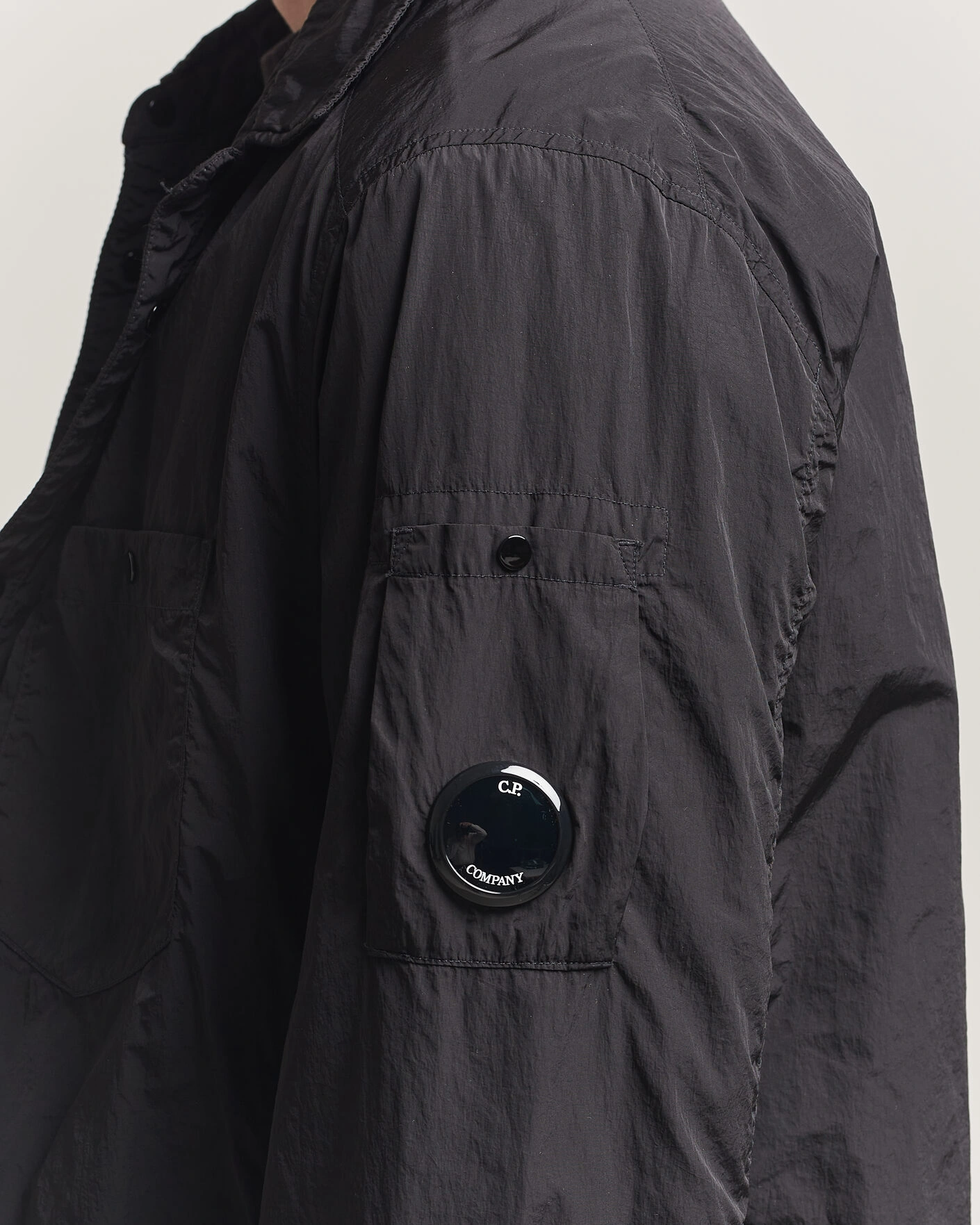 Hombres | Abrigos y chaquetas | C.P. Company | Chrome R Padded Shirt Jacket Black