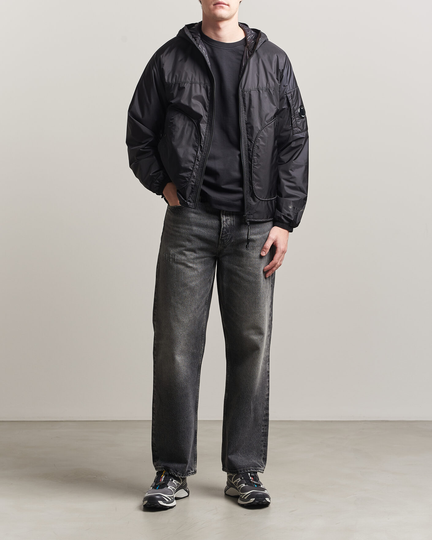 Hombres | Abrigos y chaquetas | C.P. Company | Nada Shield Primaloft Padded Hood Jacket Black