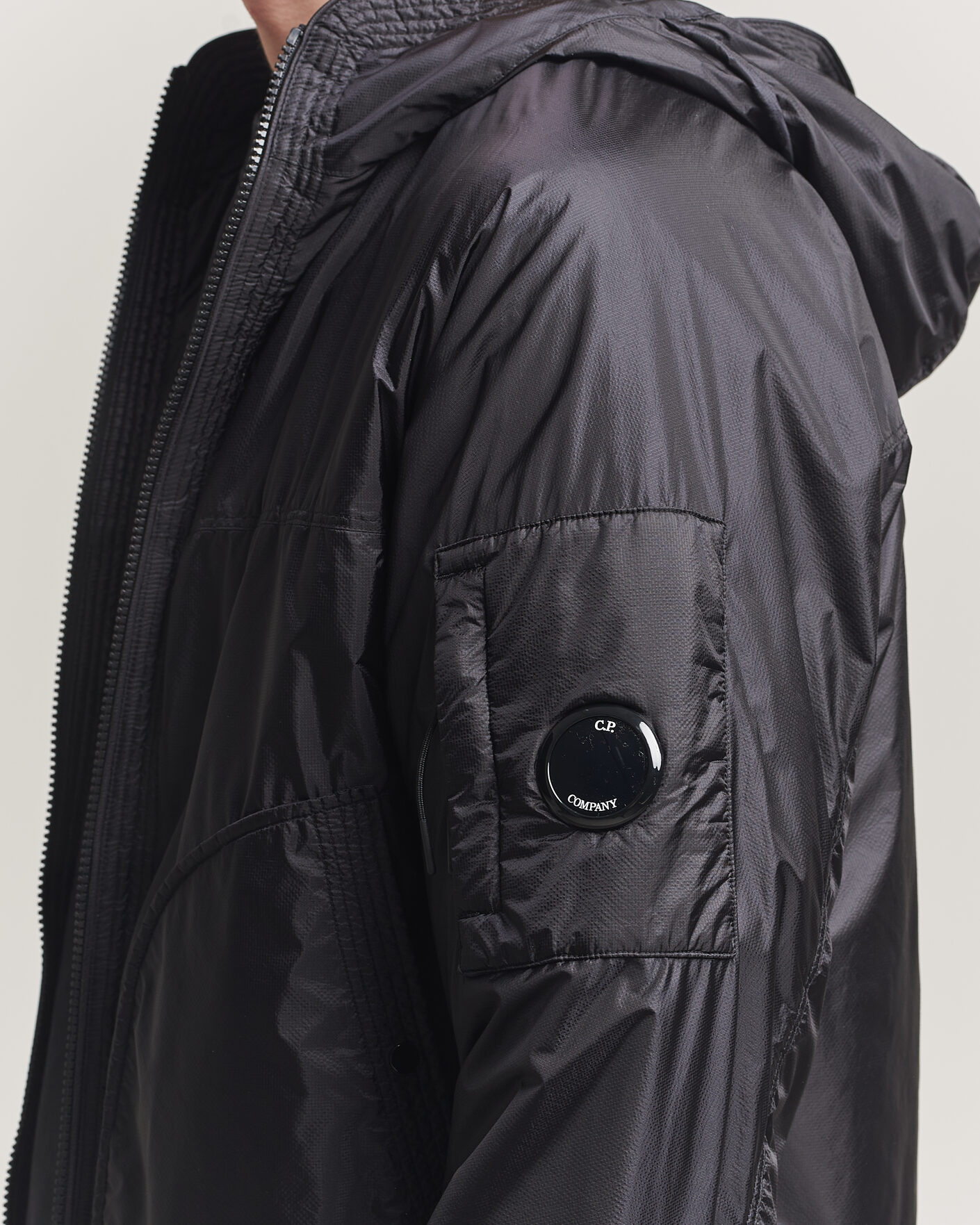 Hombres | Abrigos y chaquetas | C.P. Company | Nada Shield Primaloft Padded Hood Jacket Black