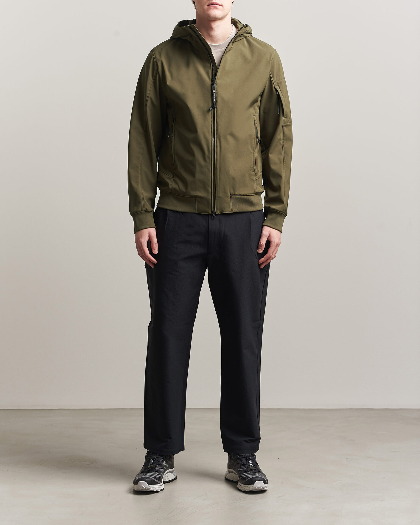 Hombres | Abrigos y chaquetas | C.P. Company | Shell R Hooded Jacket Dark Green