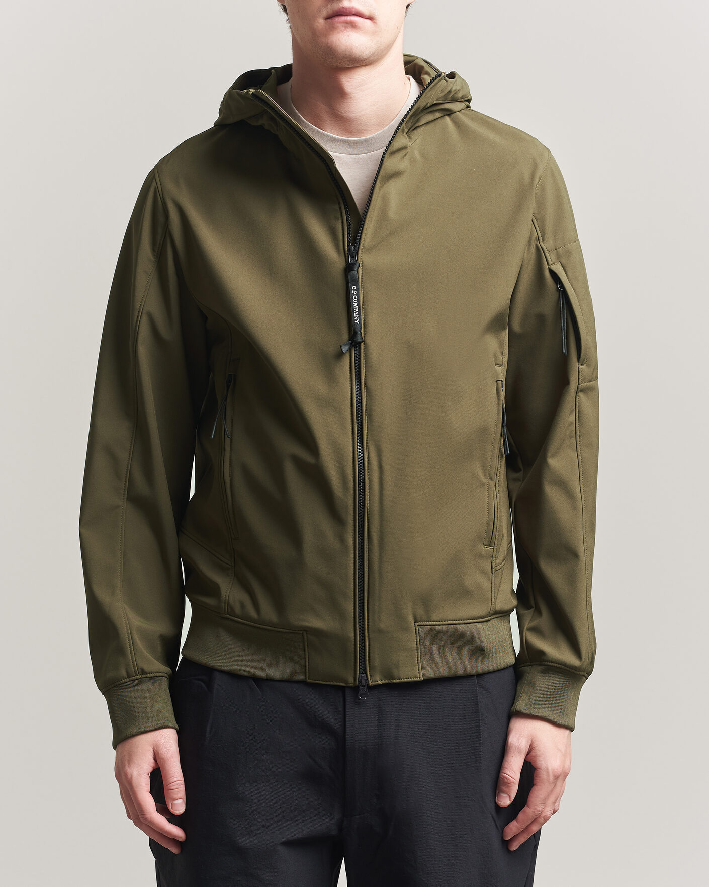 Hombres | Abrigos y chaquetas | C.P. Company | Shell R Hooded Jacket Dark Green