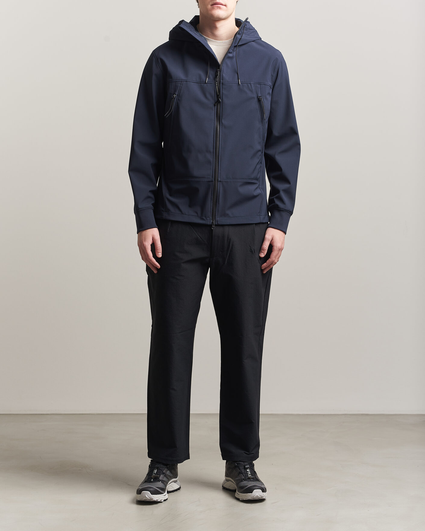 Hombres | Abrigos y chaquetas | C.P. Company | Shell-R Goggle Hood Jacket Navy