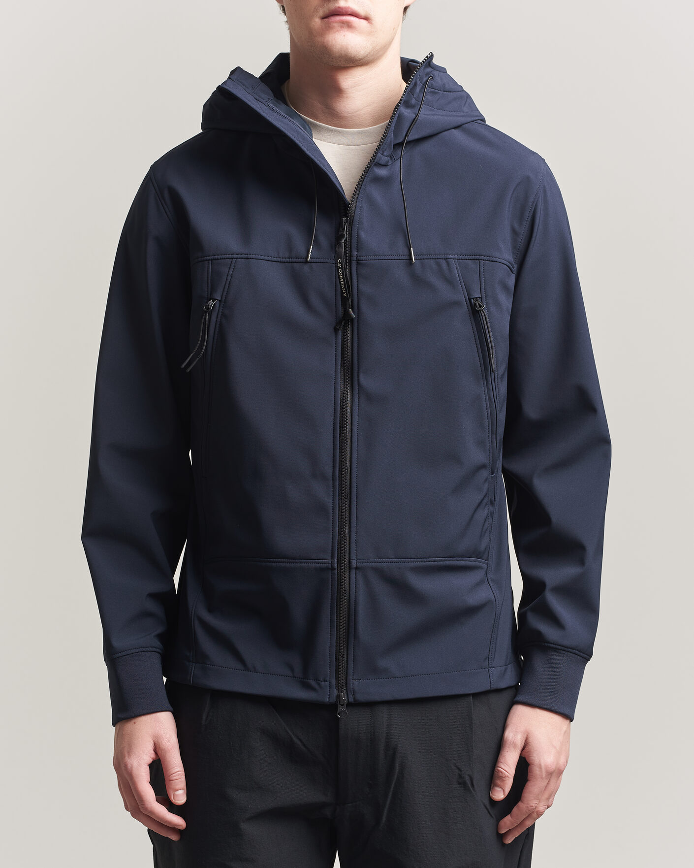 Hombres | Abrigos y chaquetas | C.P. Company | Shell-R Goggle Hood Jacket Navy