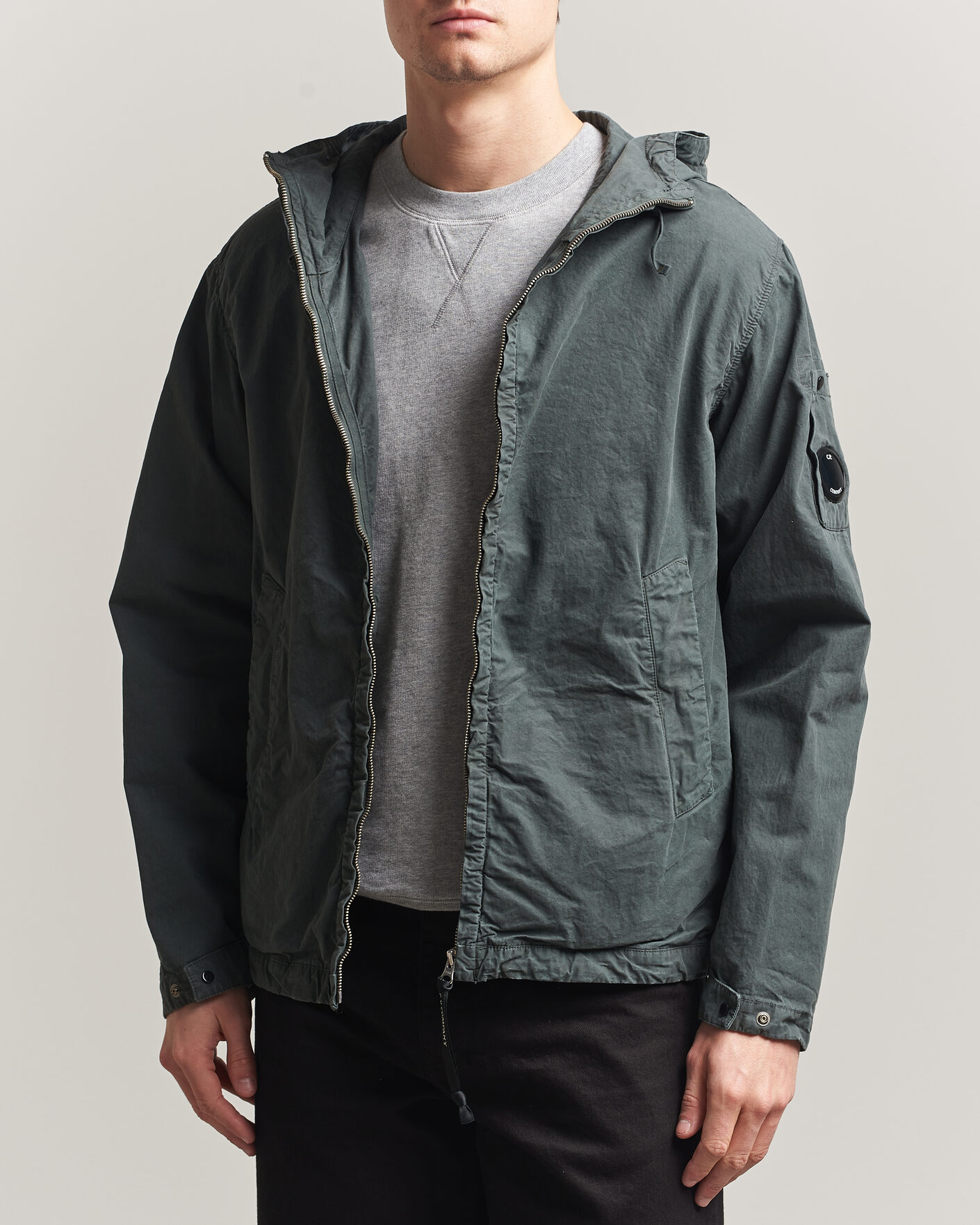 Hombres | Abrigos y chaquetas | C.P. Company | Micro Reps Hooded Jacket Dark Grey