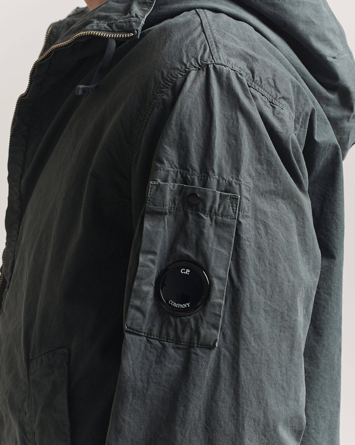 Hombres | Abrigos y chaquetas | C.P. Company | Micro Reps Hooded Jacket Dark Grey