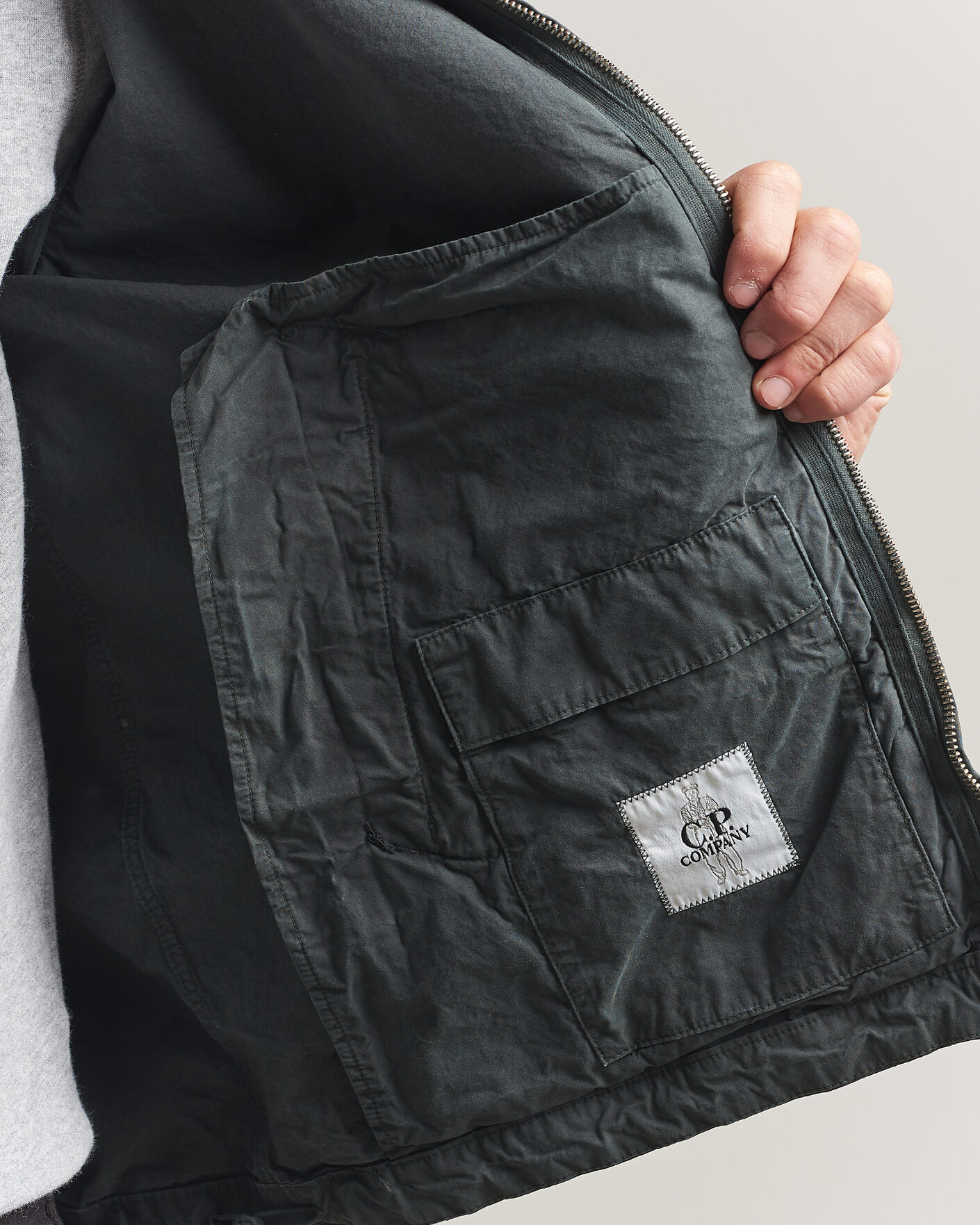 Hombres | Abrigos y chaquetas | C.P. Company | Micro Reps Hooded Jacket Dark Grey