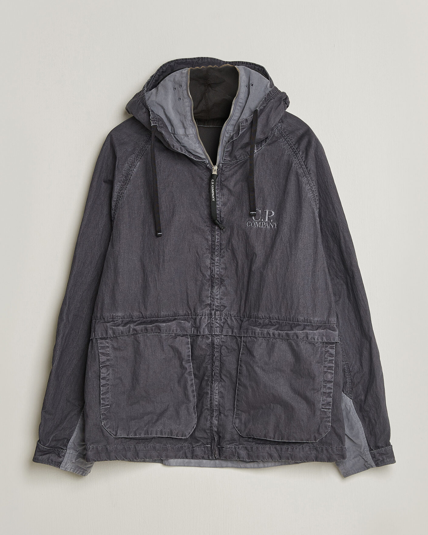 Hombres | Abrigos y chaquetas | C.P. Company | 50 Fili Wax Hood Jacket Black