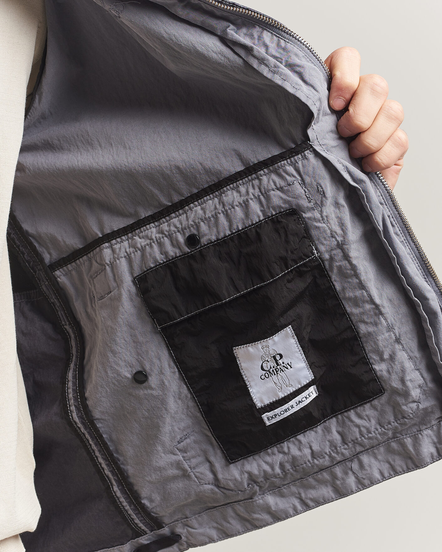 Hombres | Abrigos y chaquetas | C.P. Company | 50 Fili Wax Hood Jacket Black