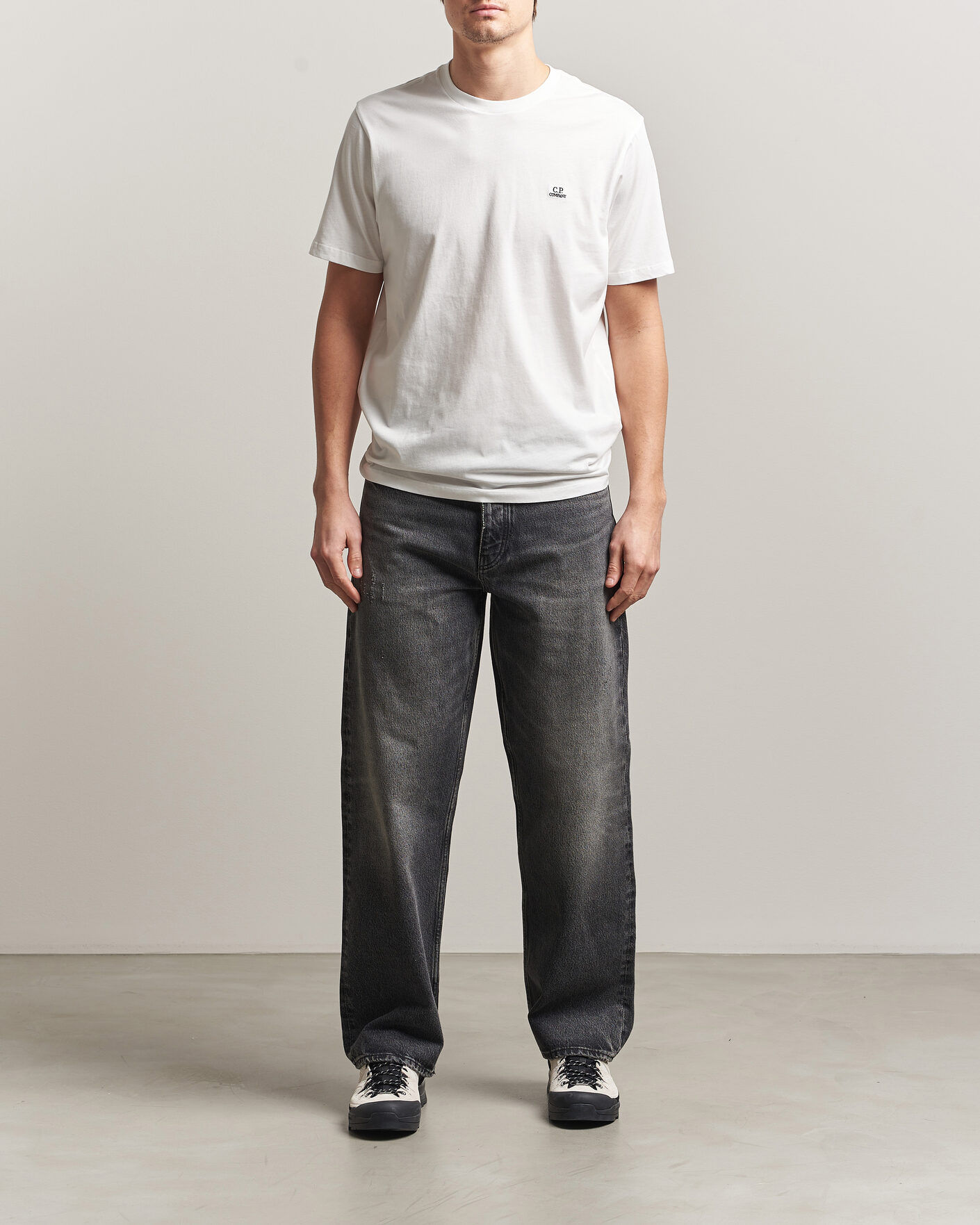 Hombres | Camisetas | C.P. Company | Short Sleeve Small Logo T-Shirt White