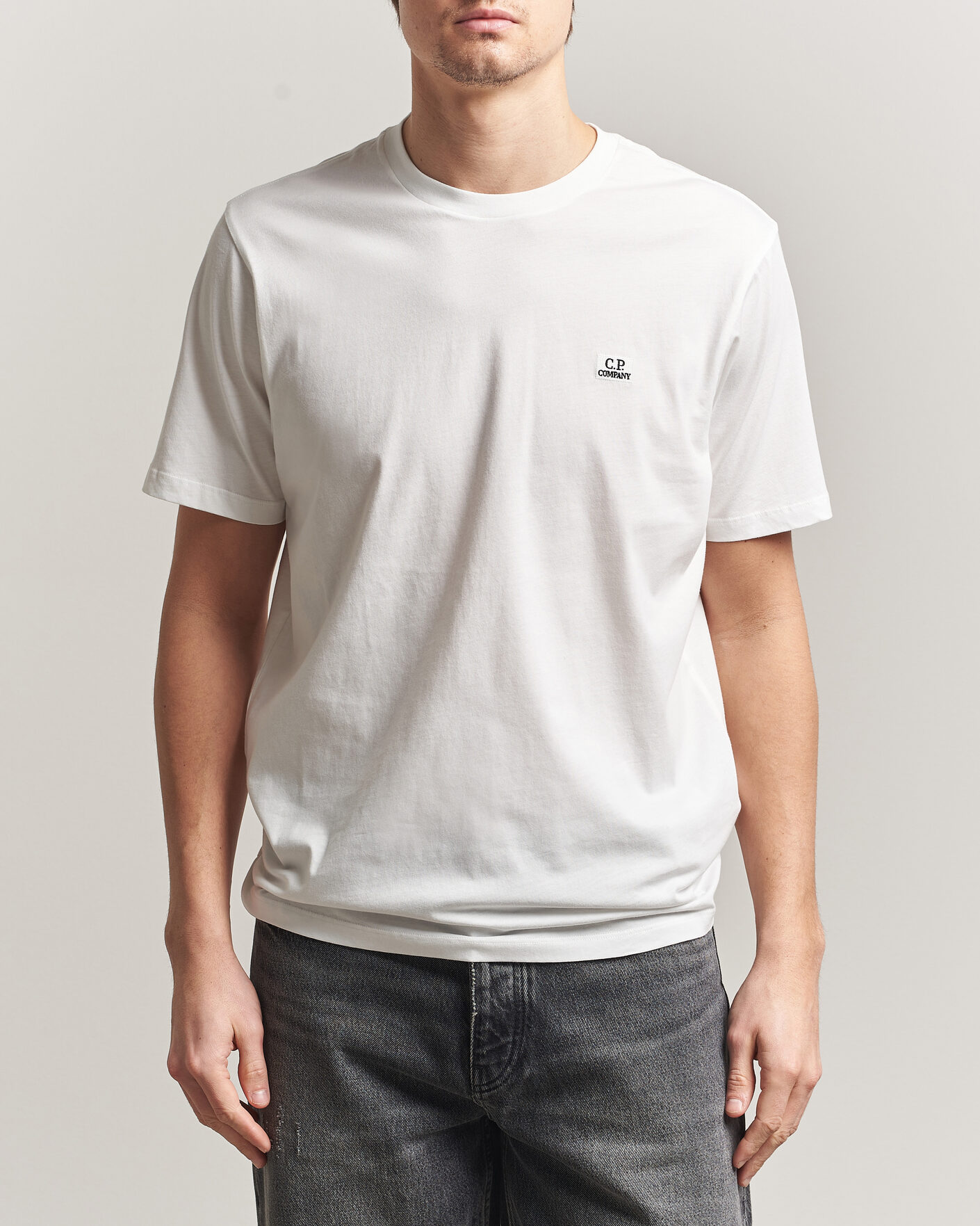 Hombres | Camisetas | C.P. Company | Short Sleeve Small Logo T-Shirt White