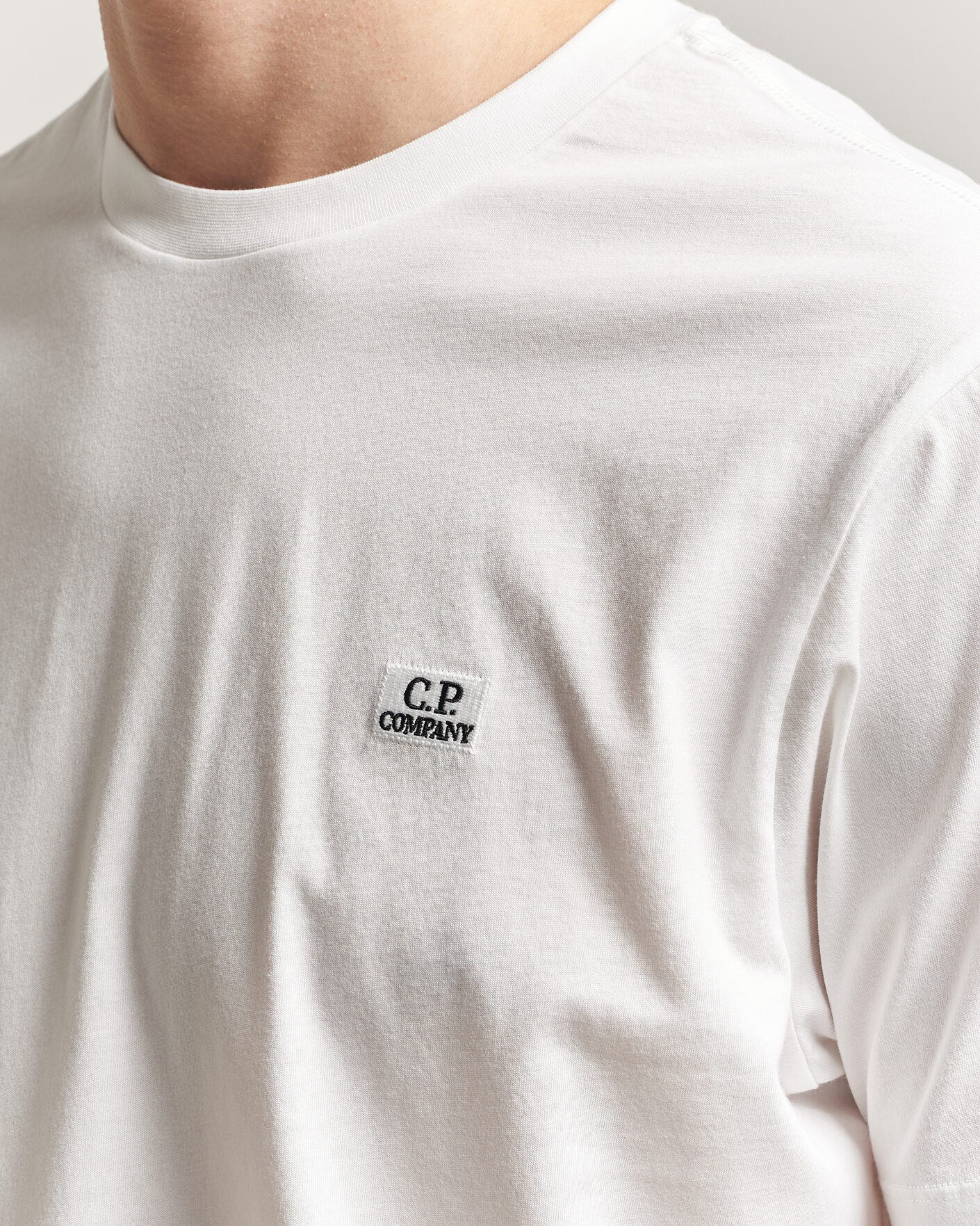 Hombres | Camisetas | C.P. Company | Short Sleeve Small Logo T-Shirt White