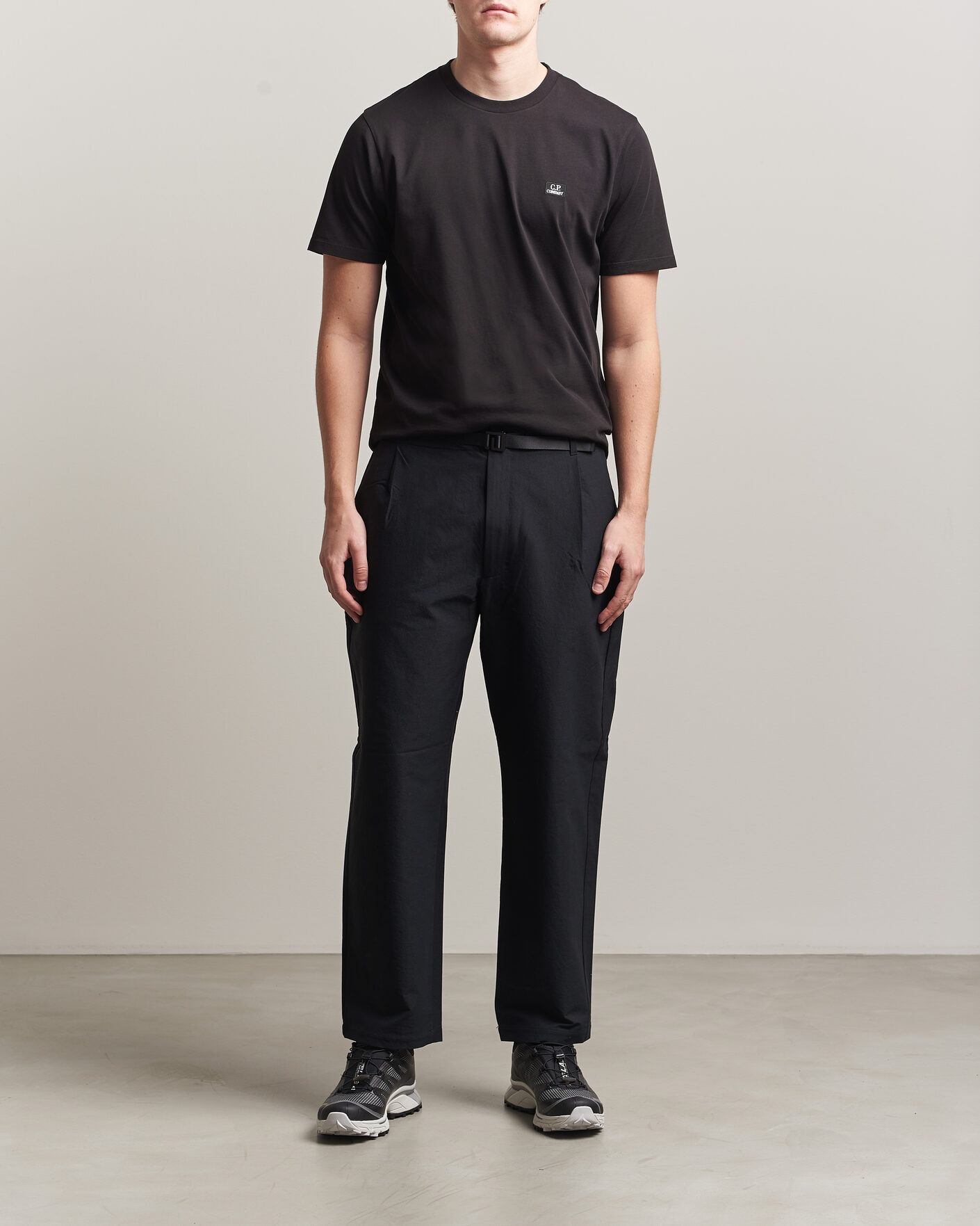 Hombres | Camisetas | C.P. Company | Short Sleeve Small Logo T-Shirt Black