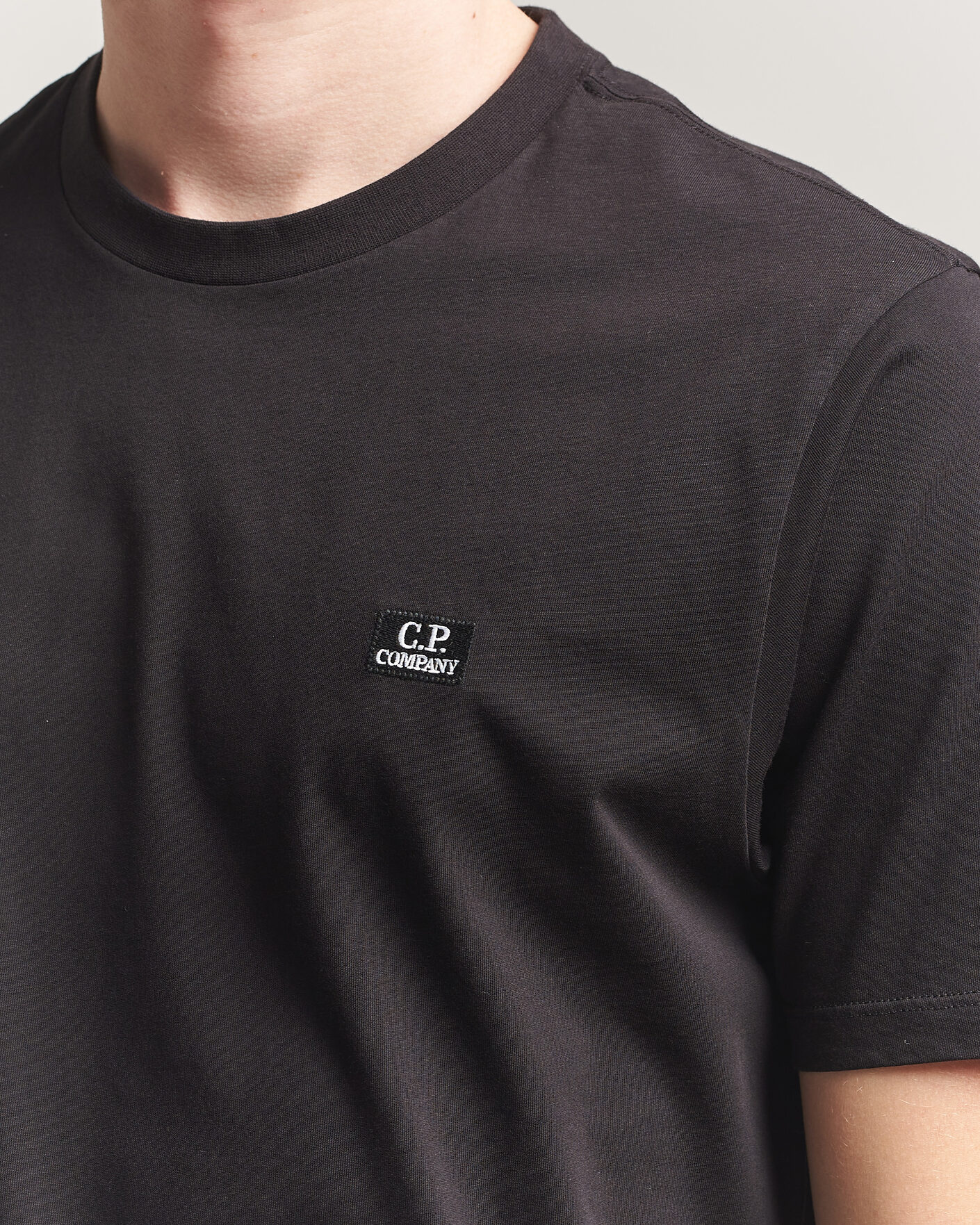 Hombres | Camisetas | C.P. Company | Short Sleeve Small Logo T-Shirt Black