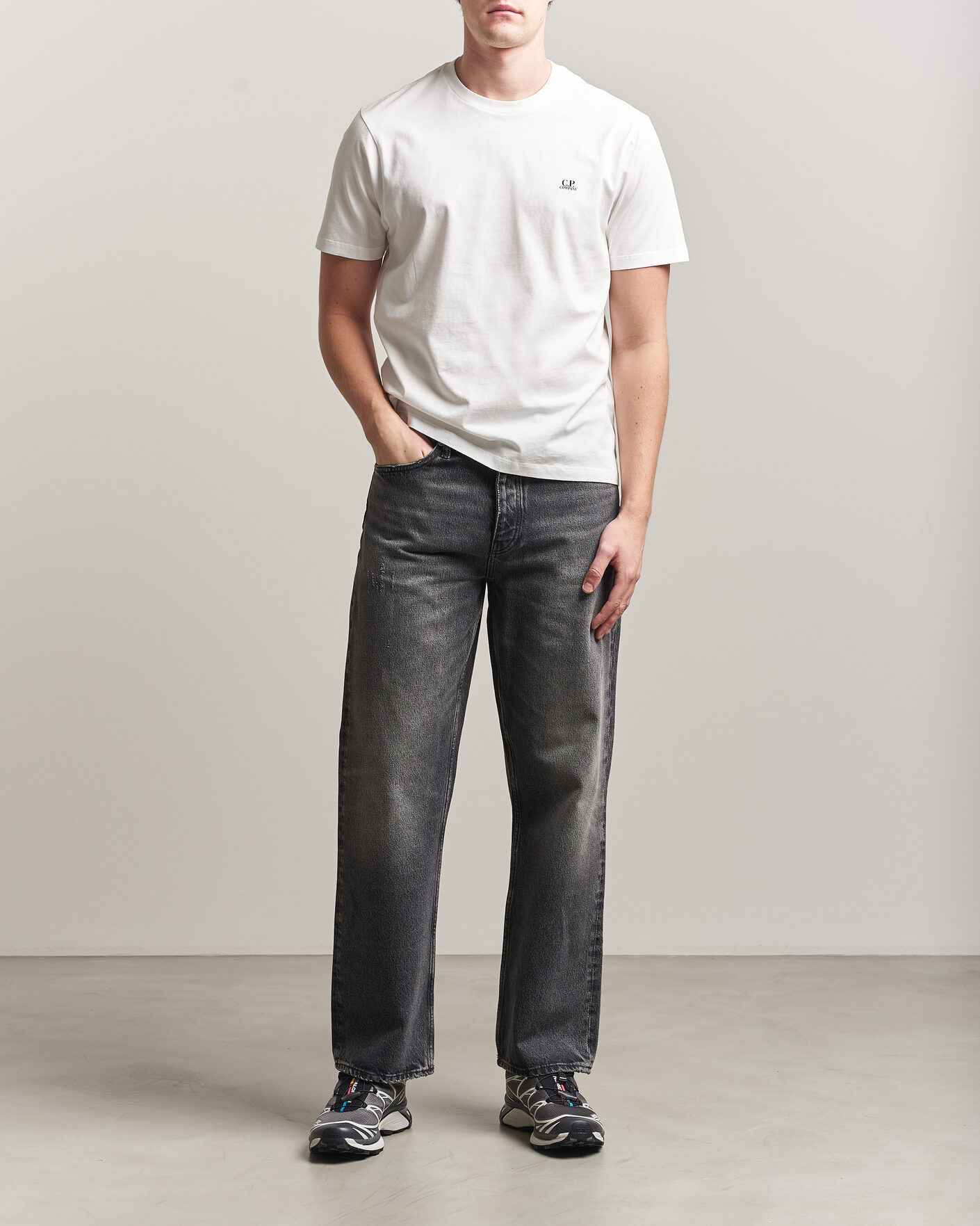 Hombres | Camisetas | C.P. Company | Short Sleeve Back Print T-Shirt White