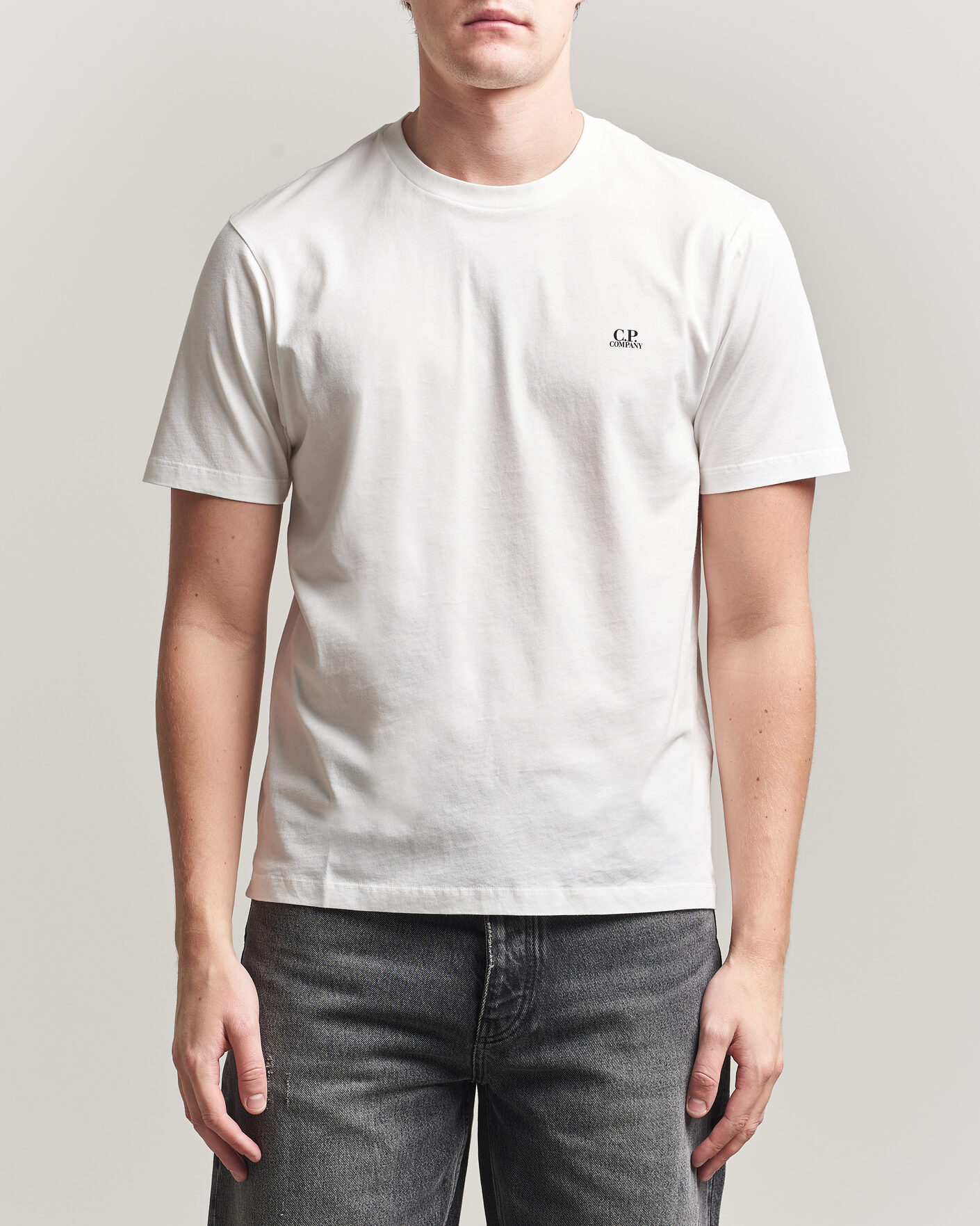 Hombres | Camisetas | C.P. Company | Short Sleeve Back Print T-Shirt White